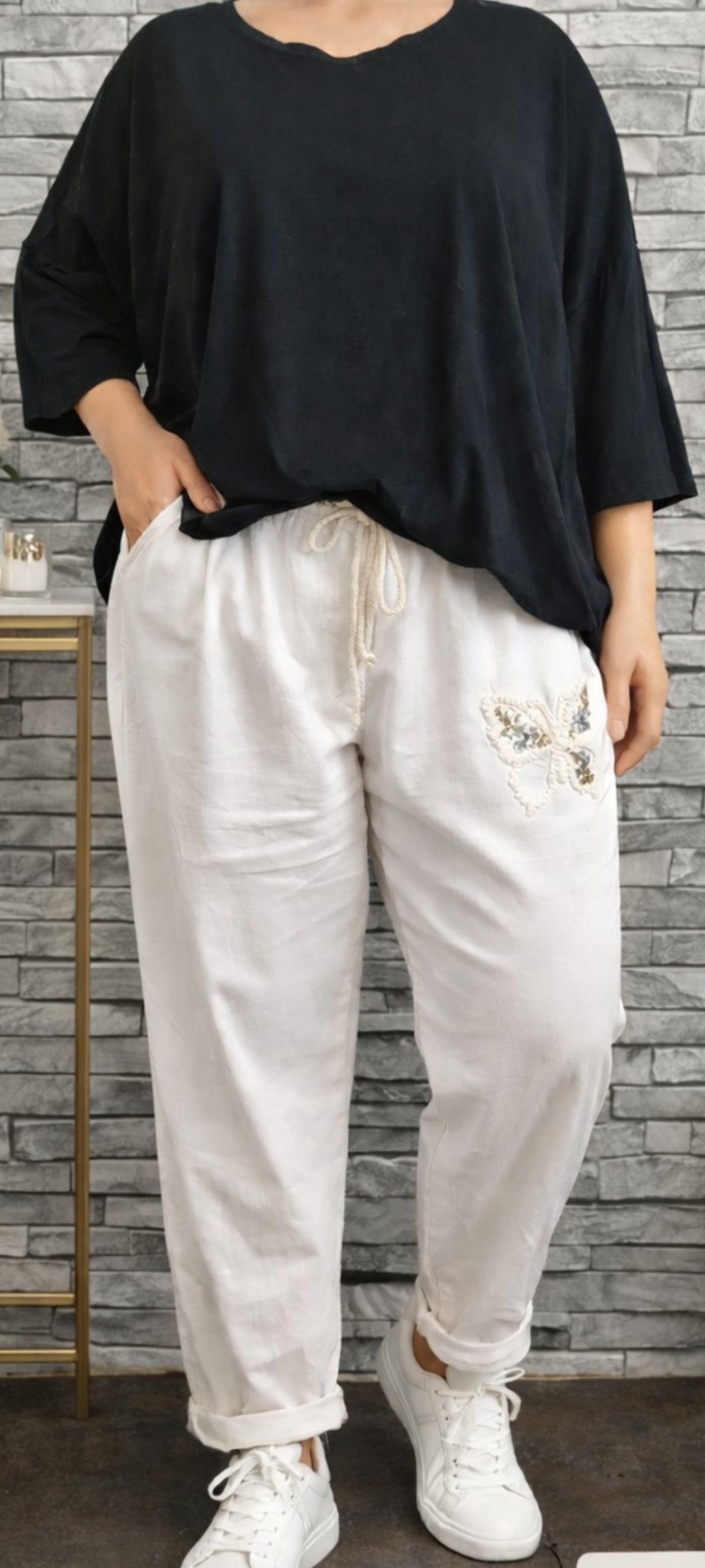 🎀Jogging "Boho-Chic" Papillon Pailleté