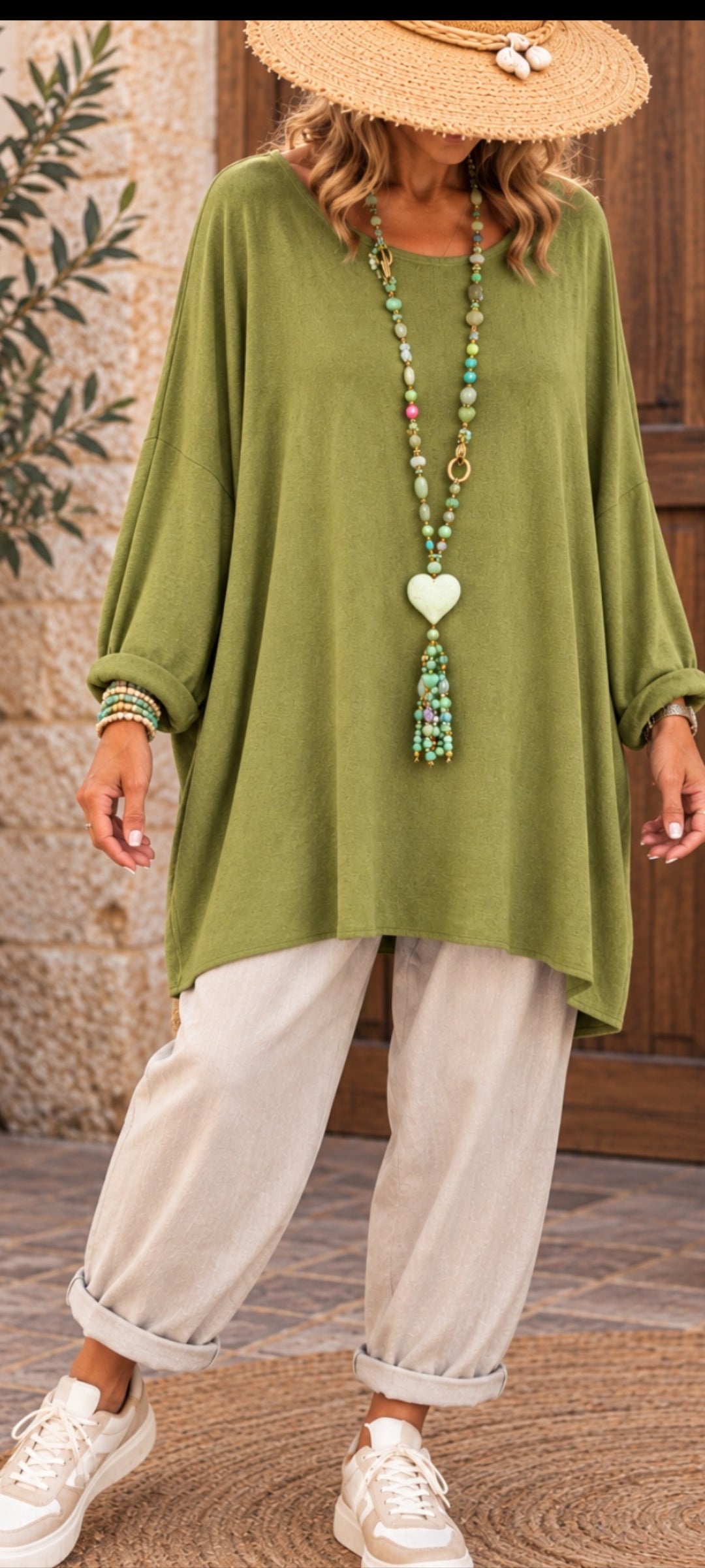 Pull oversize bohème – Taille unique