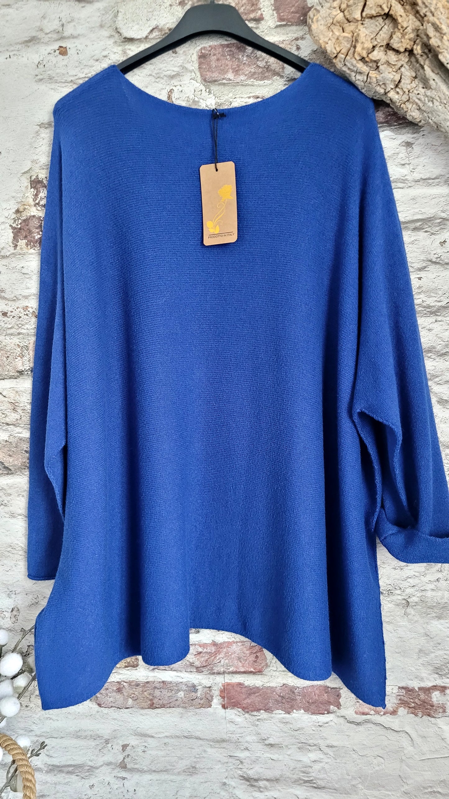 🍒 PULL OVERSIZE BLEU ROI