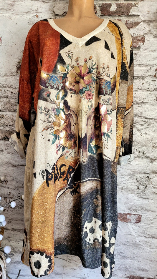 Robe en lurex