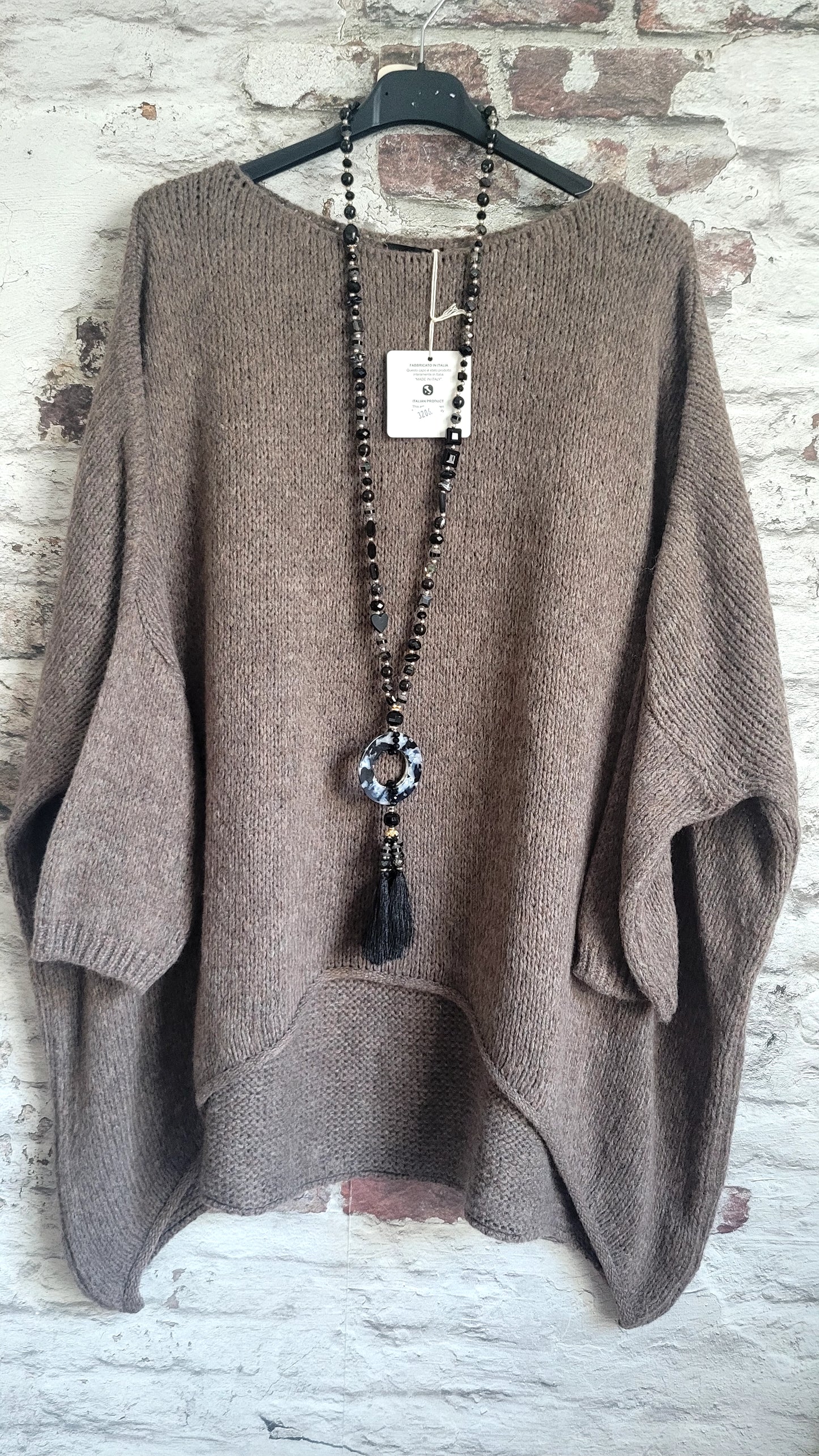 Pull poncho oversize – Style bohème chic