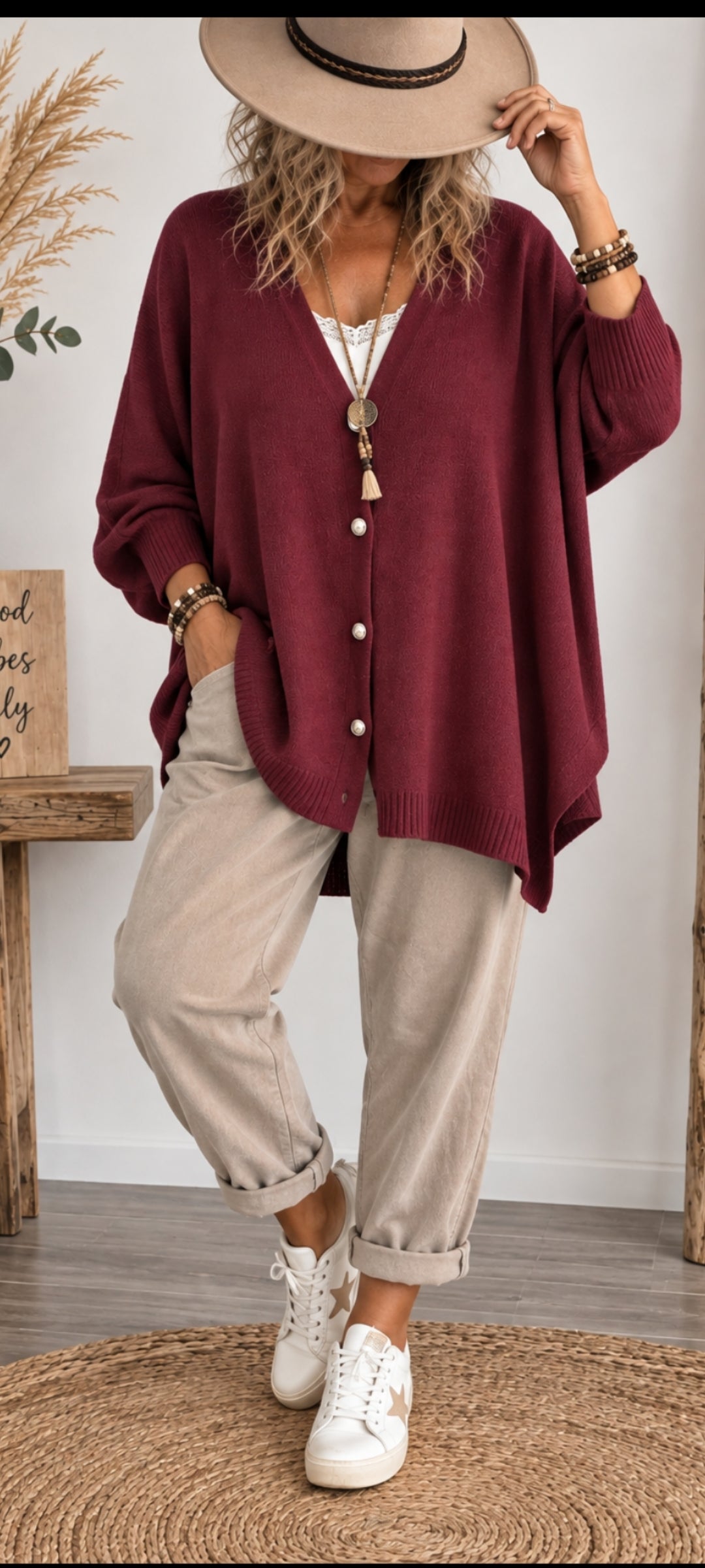 Gilet oversize