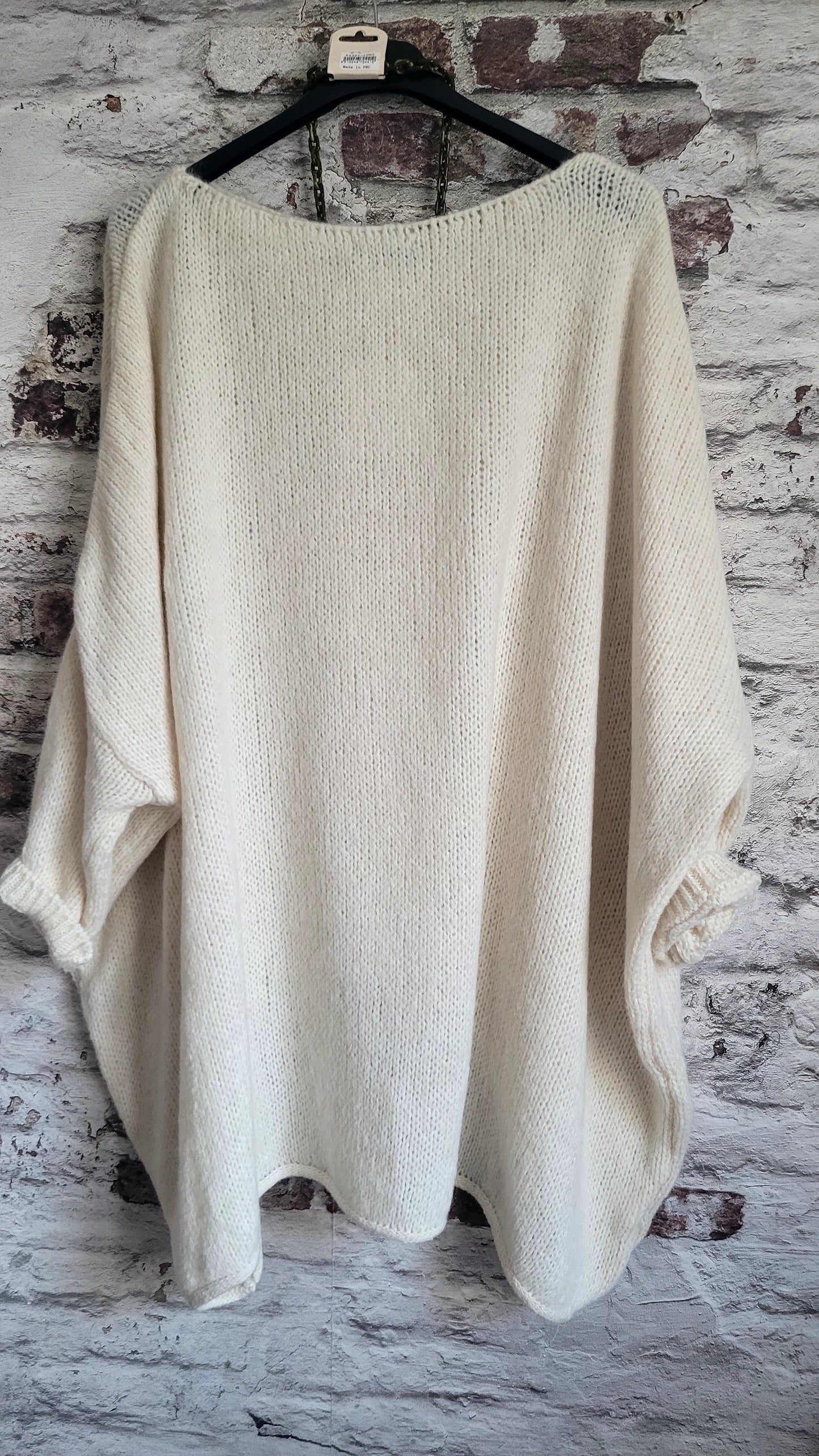 Pull poncho oversize – Style bohème chic