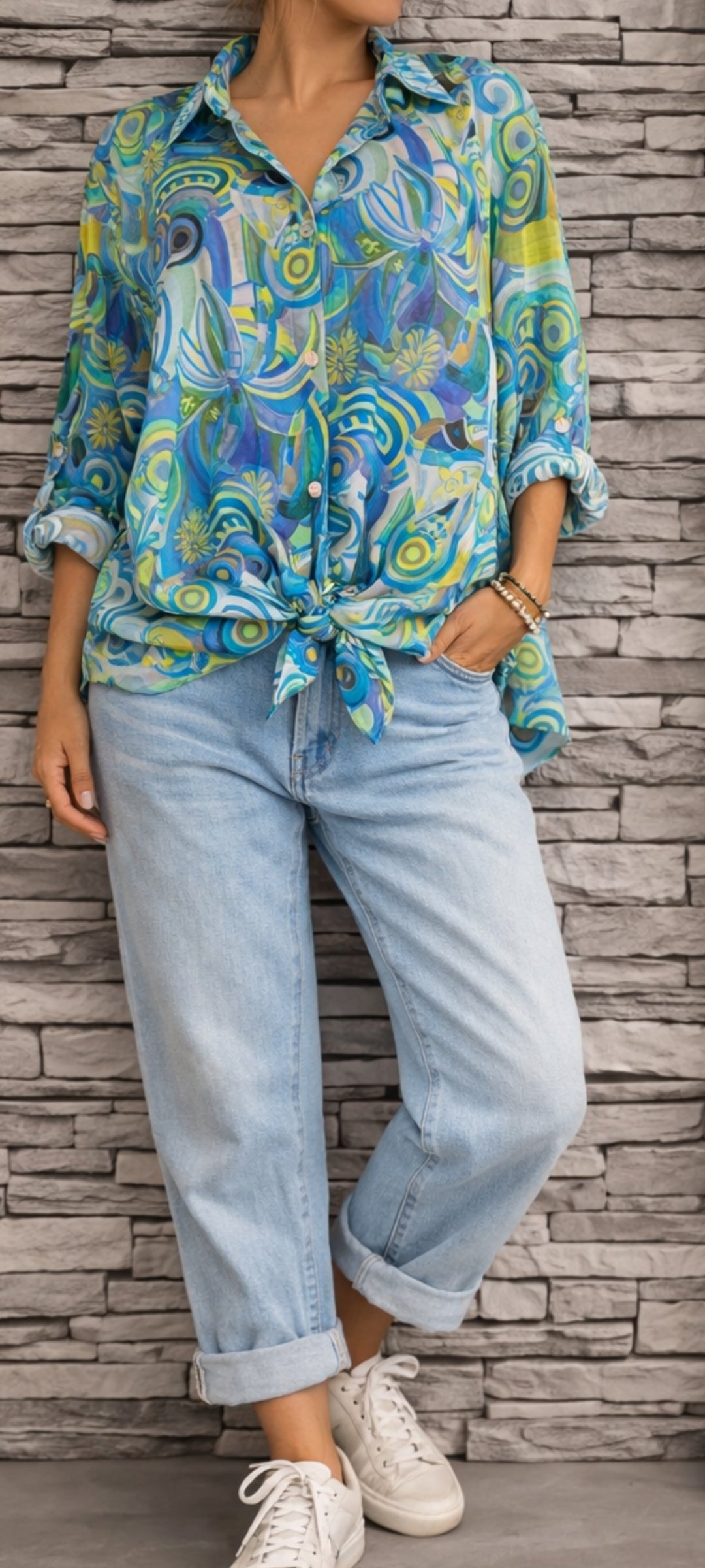 🌺 Chemise Fluide "Riviera" en Viscose & Tencel