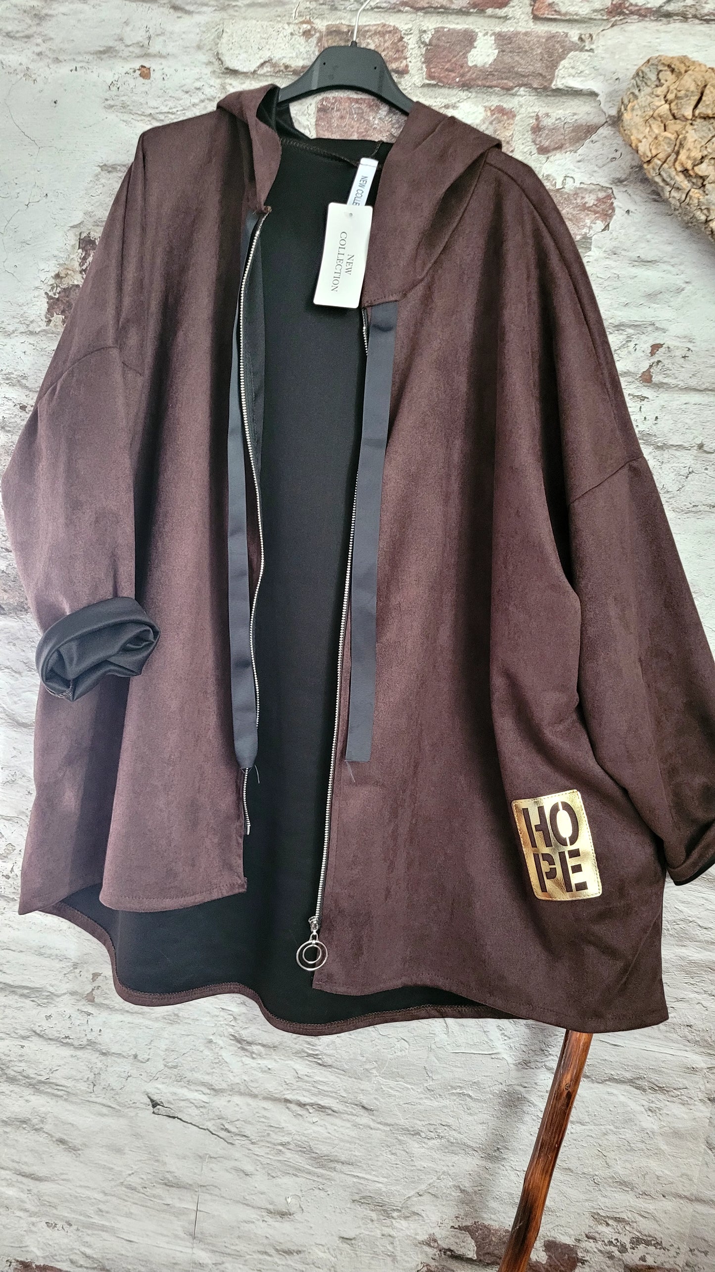 🌺 Veste à Capuche en Suédine Douce