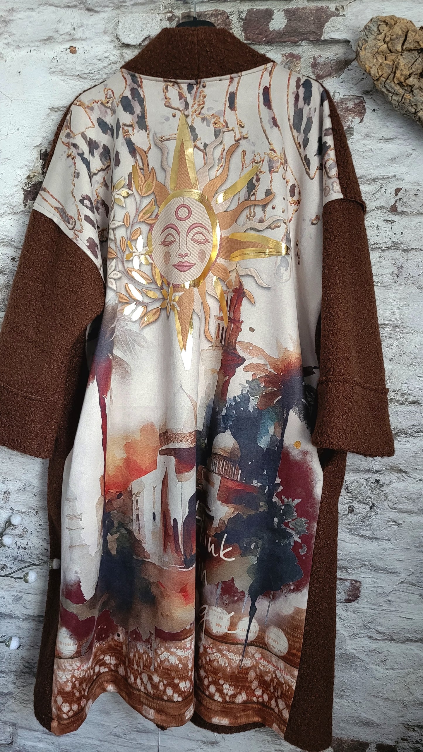 🌻 MANTEAU LONG " SOLEIL BOHÈME "