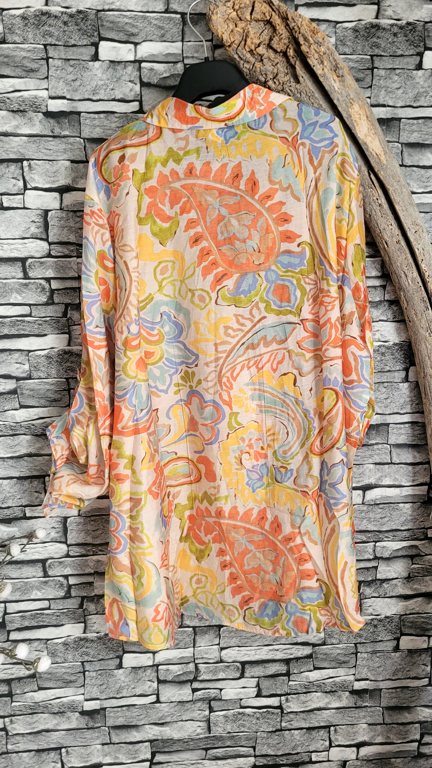 🌺 Chemise Fluide Collection "Piment Rouge" – Viscose & Tencel