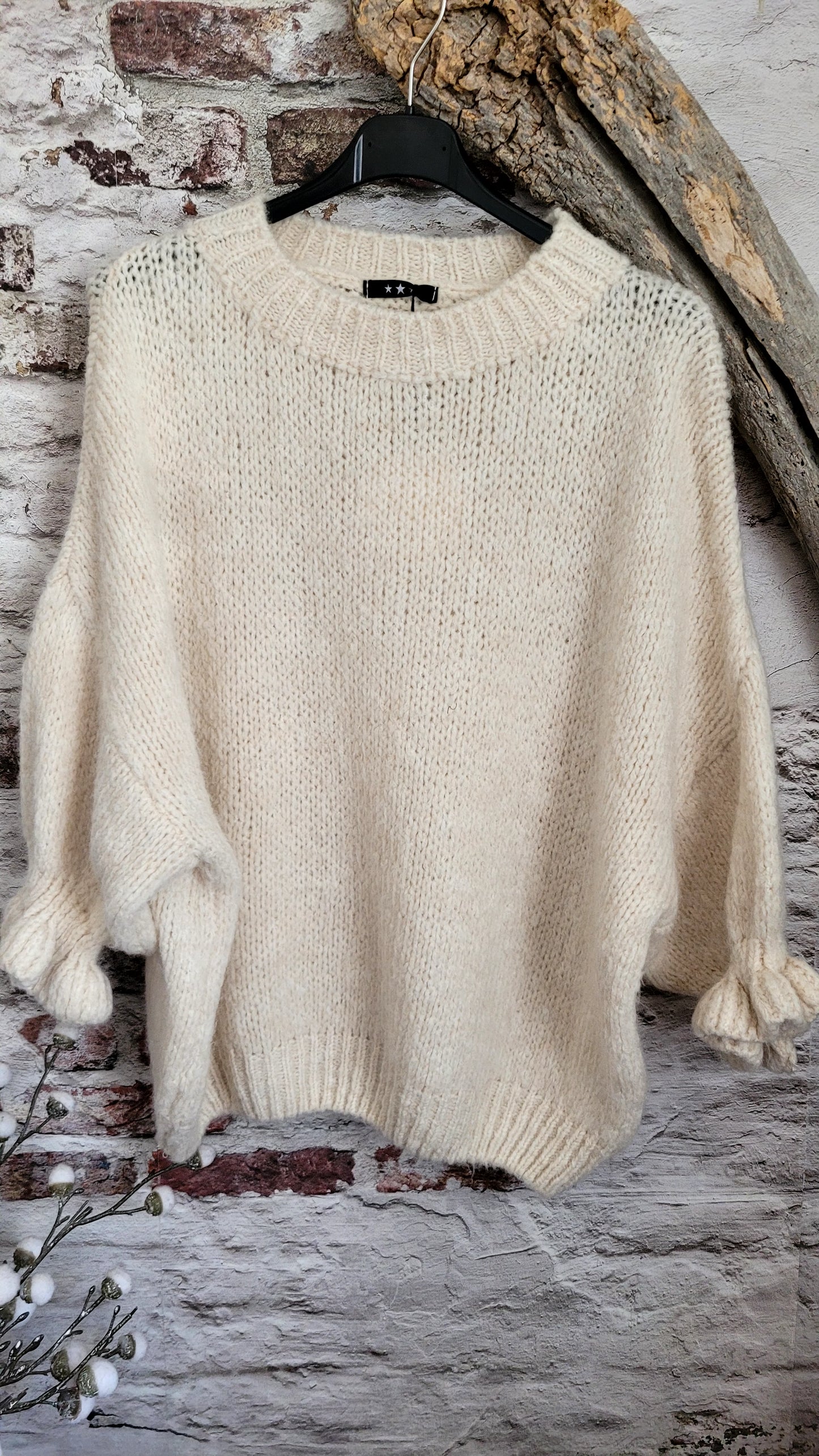 ⚜️ PULL DOUDOU CRÈME