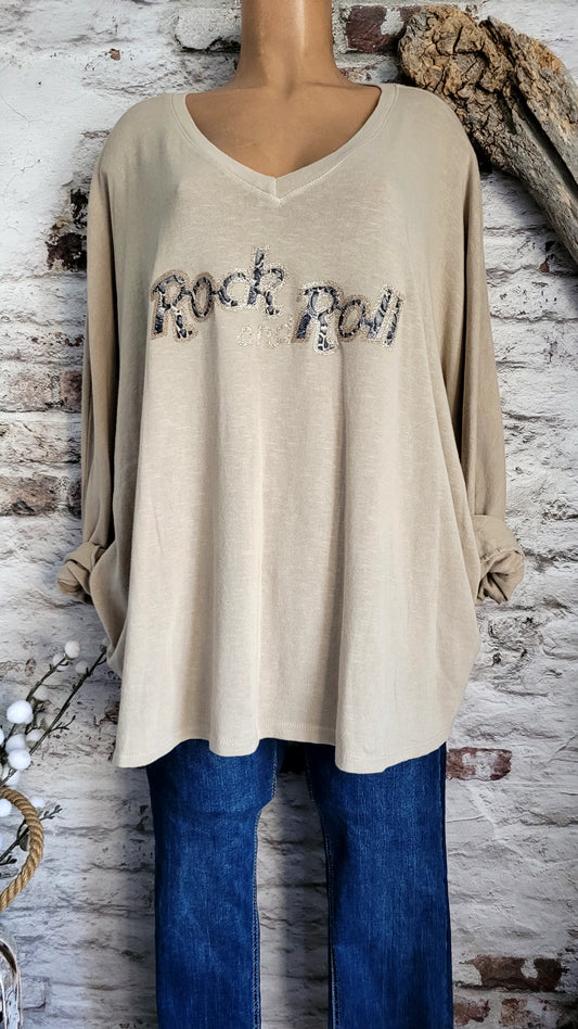 Sweat Oversize "Rock and Roll"