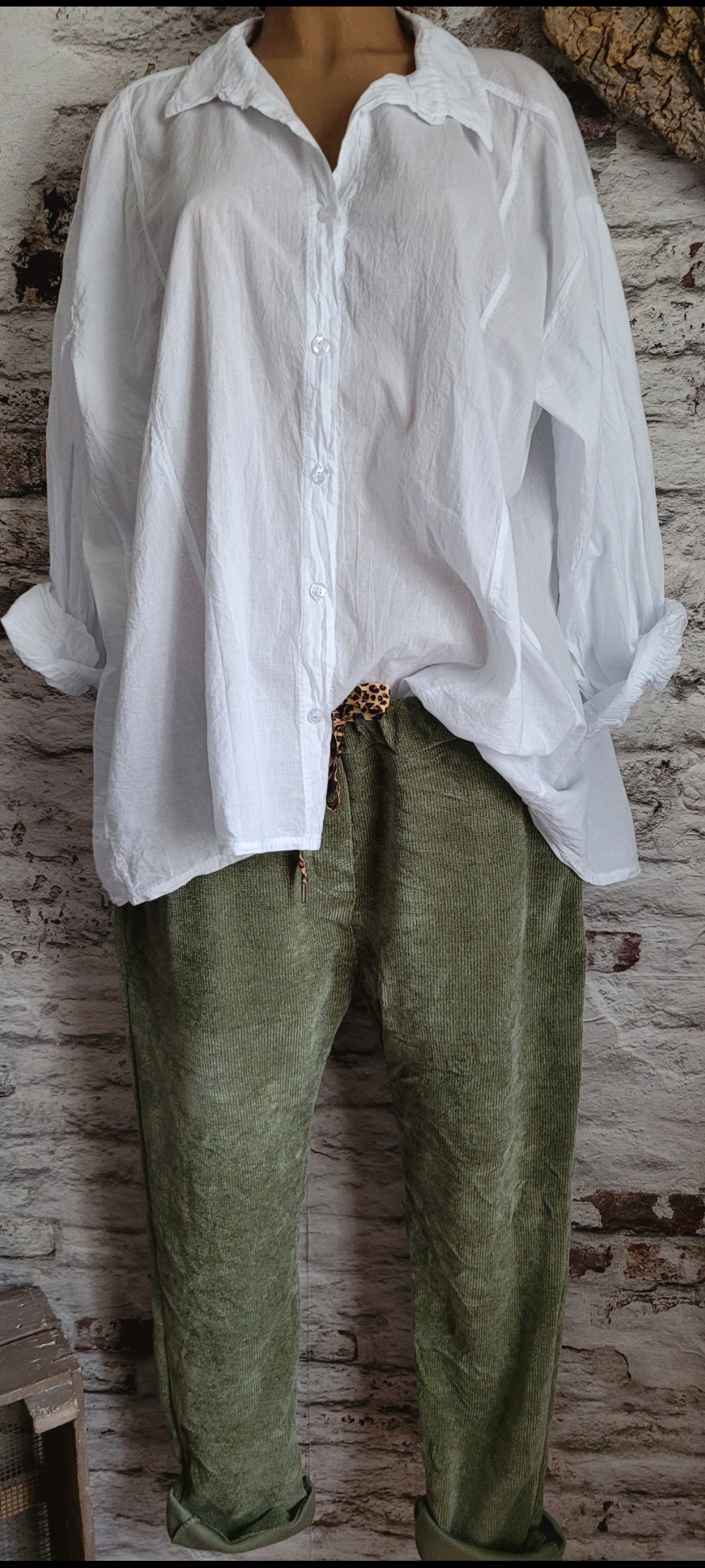 ⚜️ PANTALON VELOURS CÔTELÉ