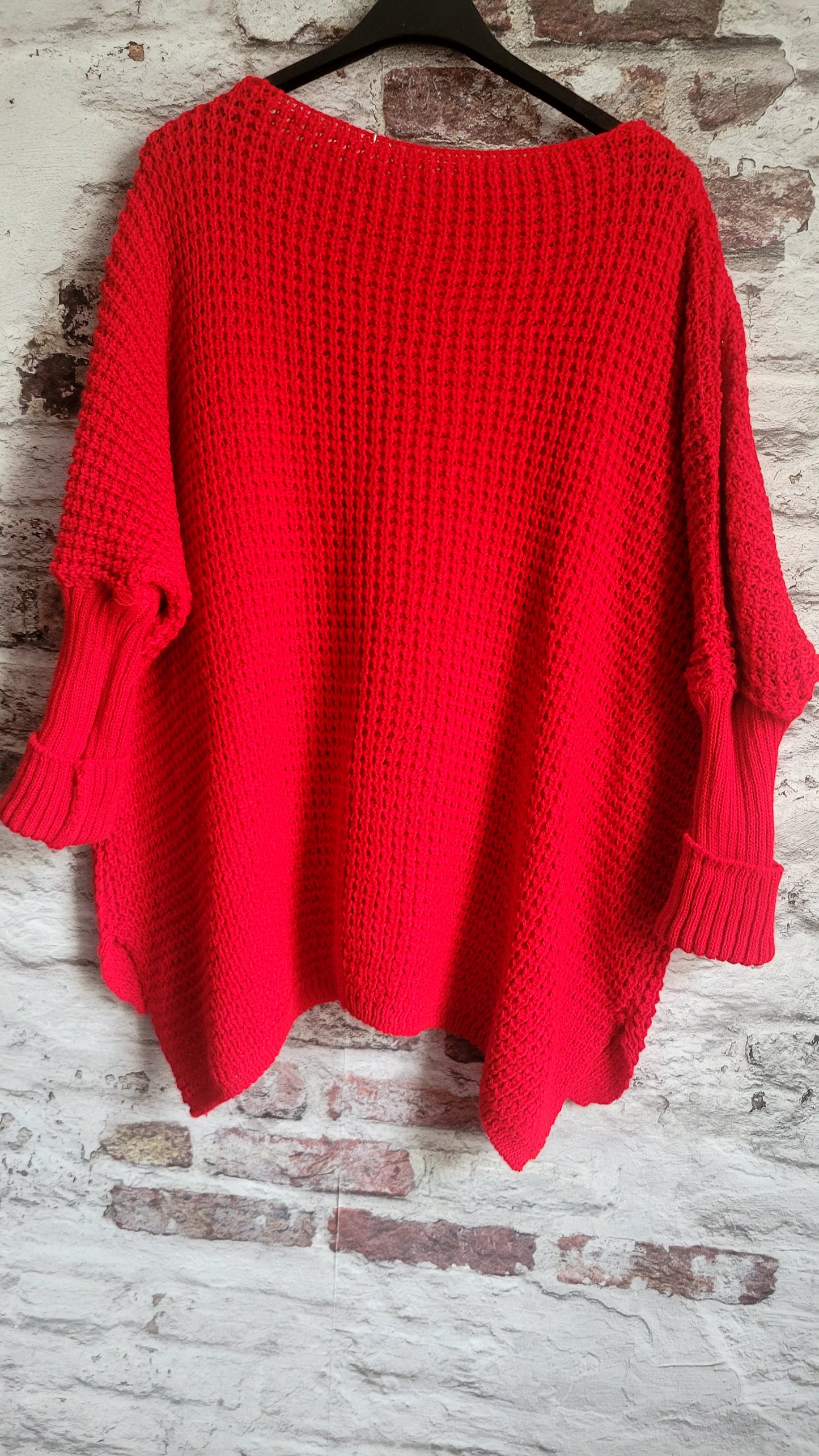 Pull Oversize rouge « More Amor