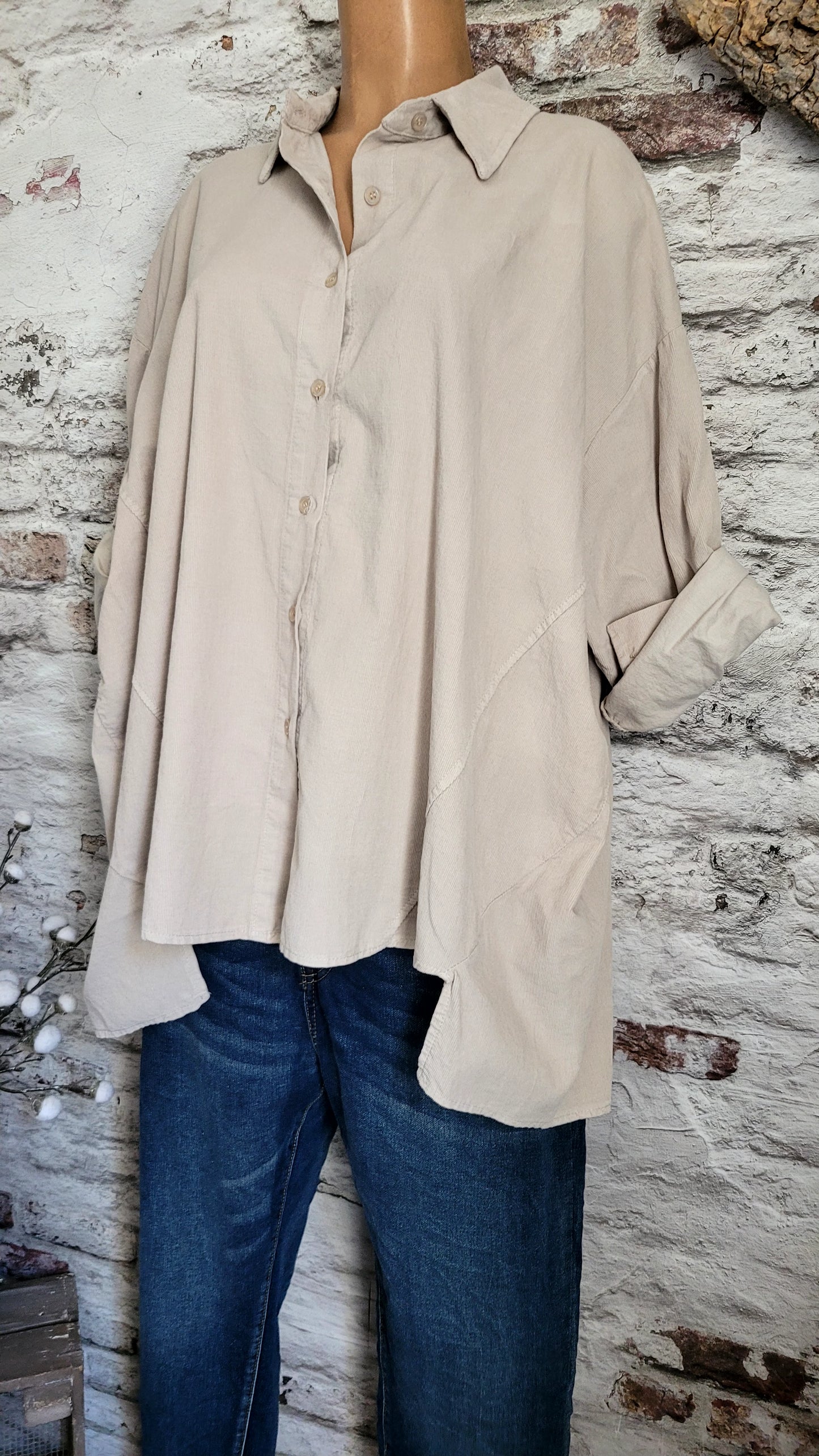 🌺 CHEMISE OVERSIZE