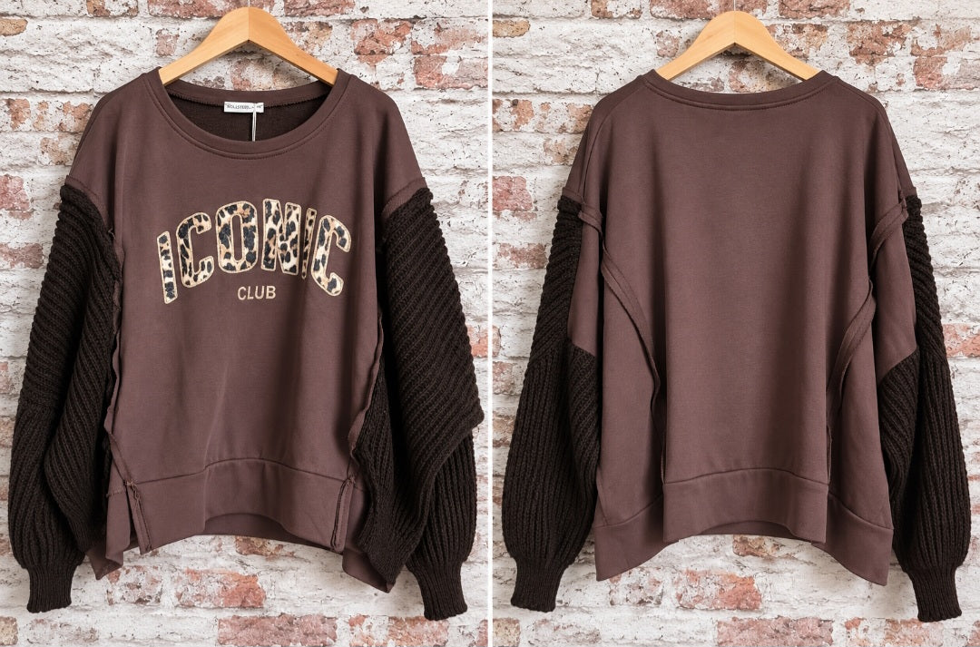 Sweat oversize bohème chic – ICONIC