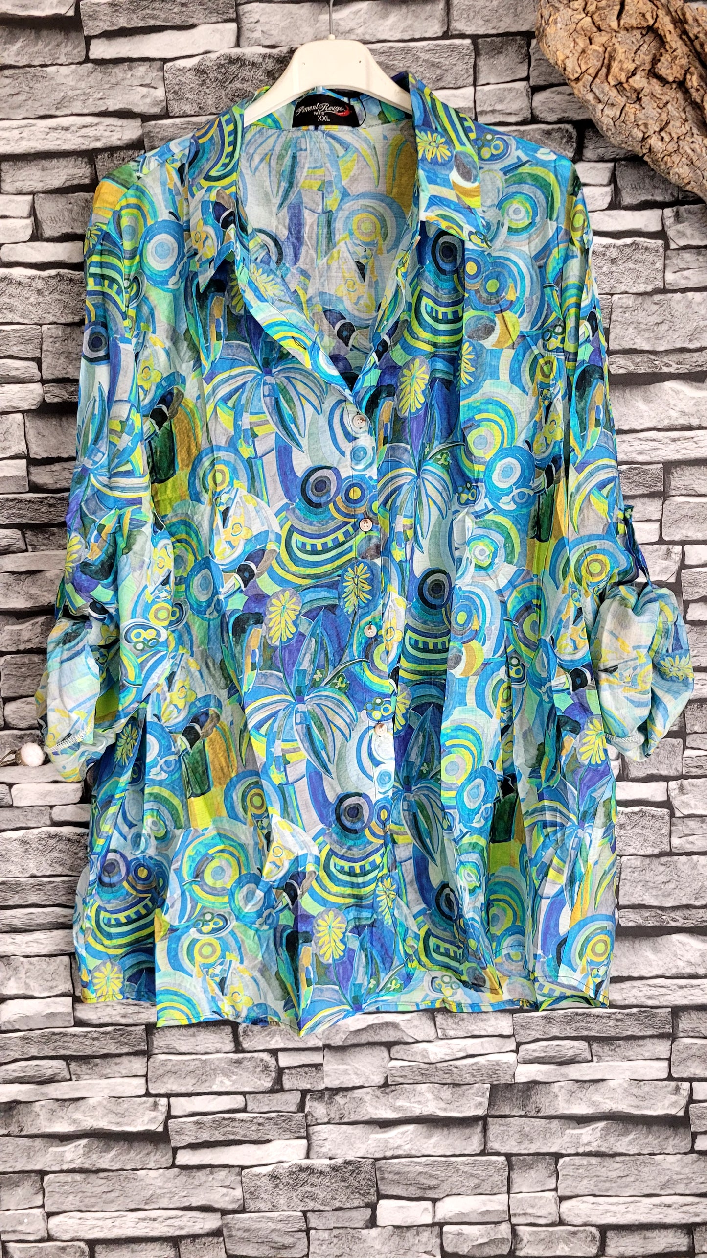 🌺 Chemise Fluide "Riviera" en Viscose & Tencel