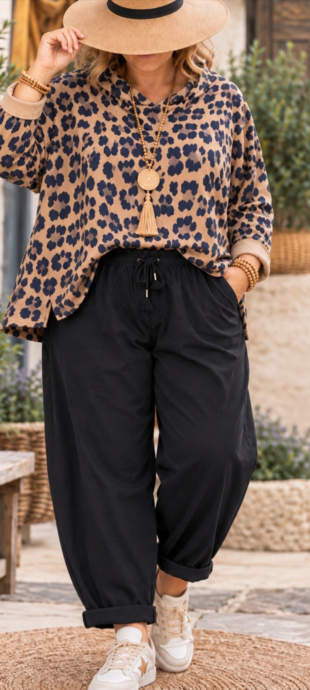 🤎Pantalon coton – Style bohème chic