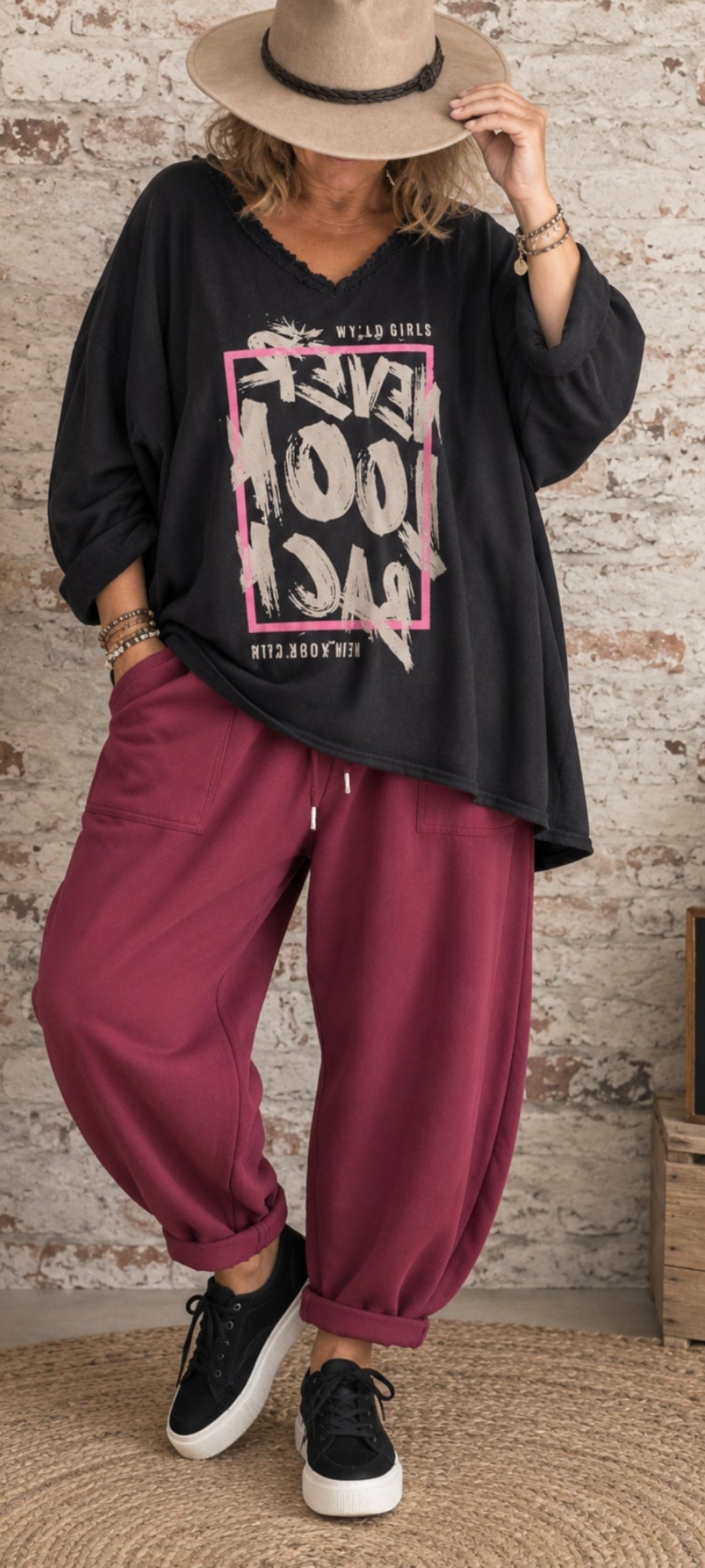 Sweat bohème décontracté