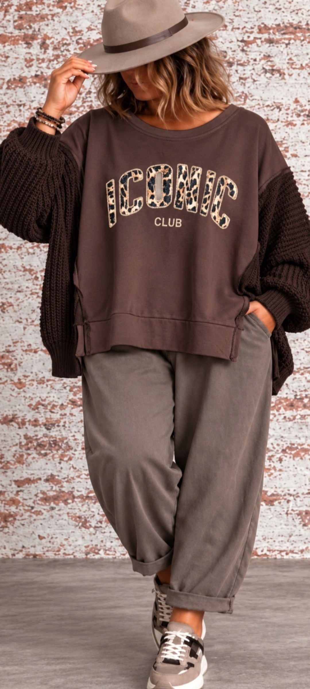 Sweat oversize bohème chic – ICONIC