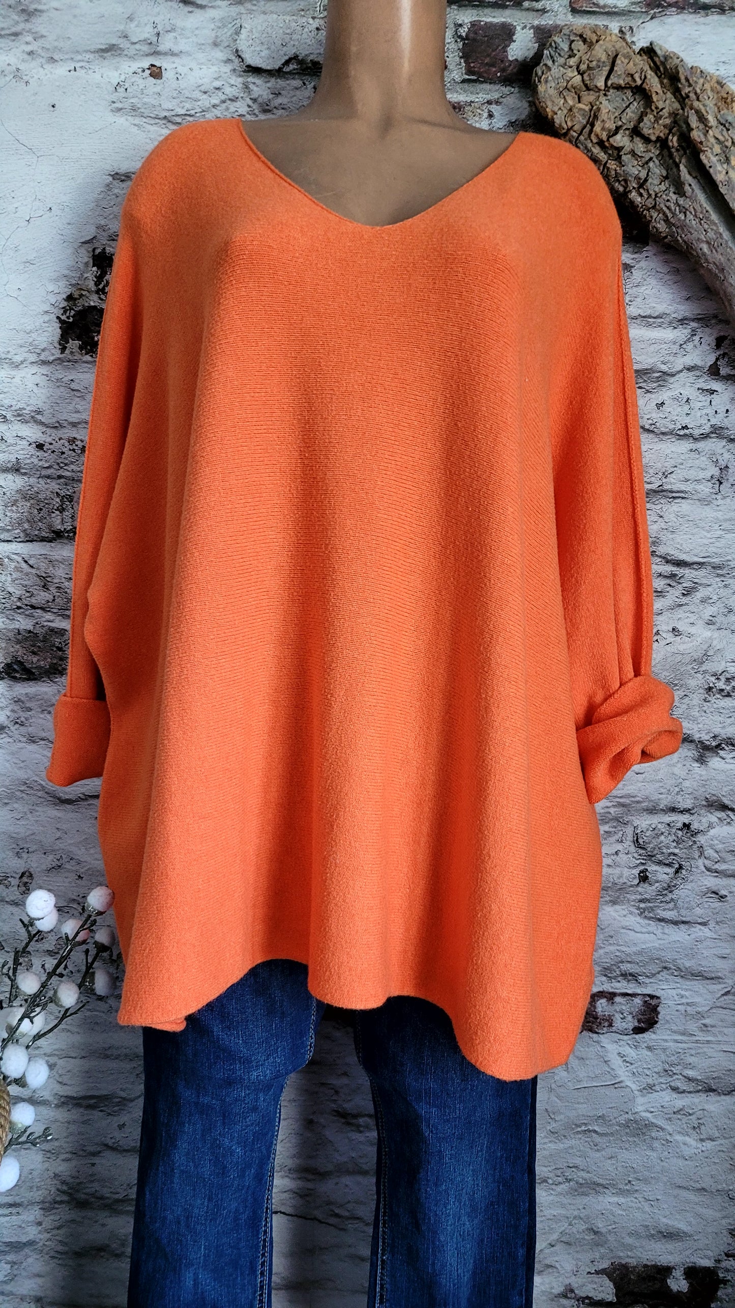 🍒 PULL OVERSIZE ORANGE