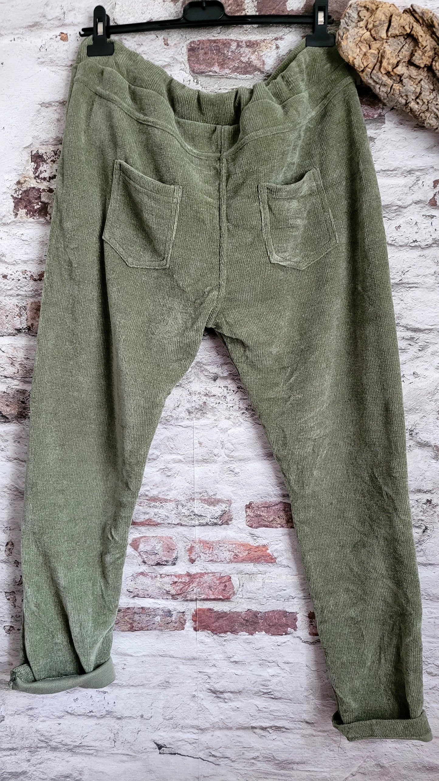 ⚜️ PANTALON VELOURS CÔTELÉ