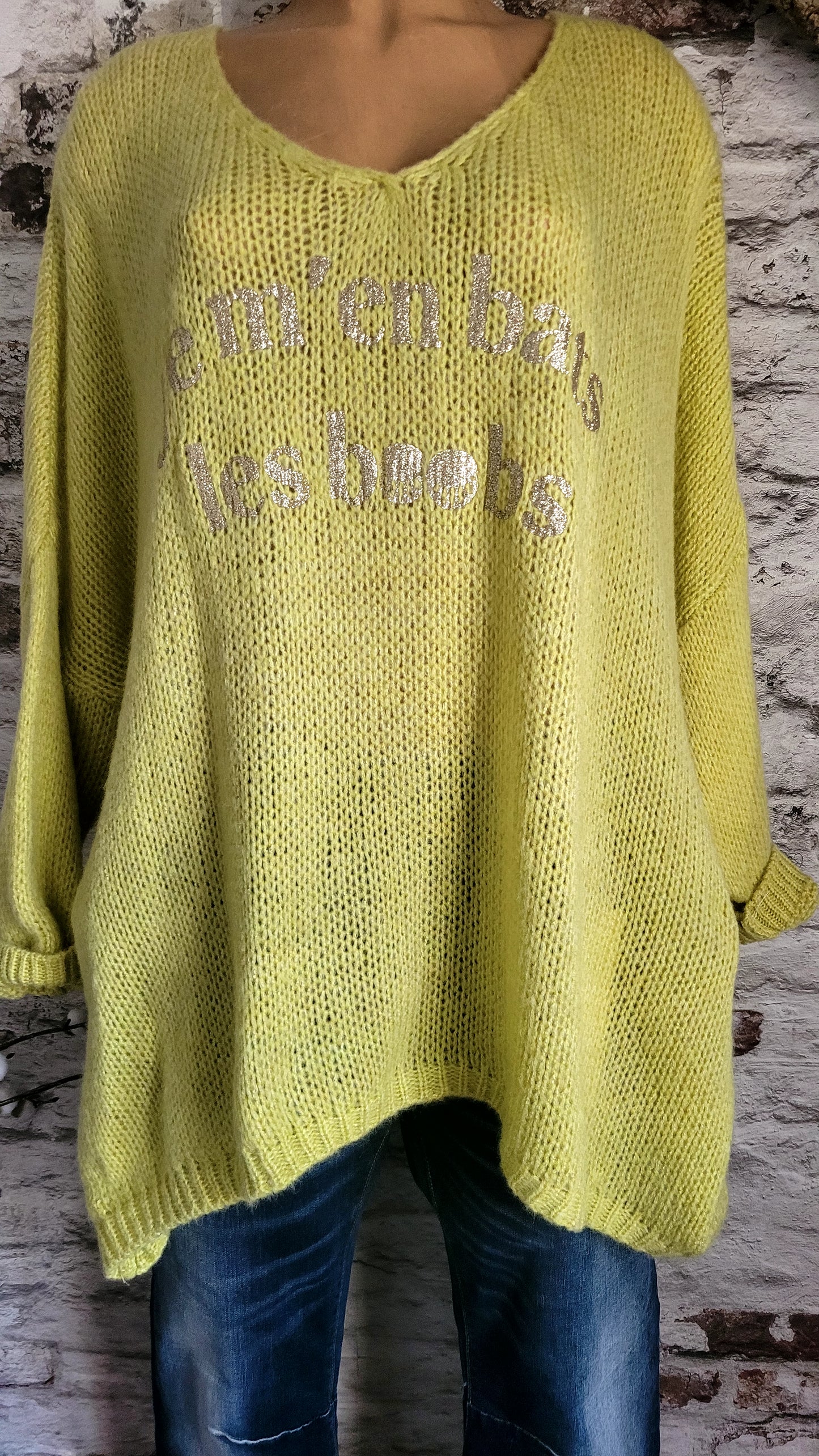 🎀 Pull 'Je m'en bats les booba' Paillettes