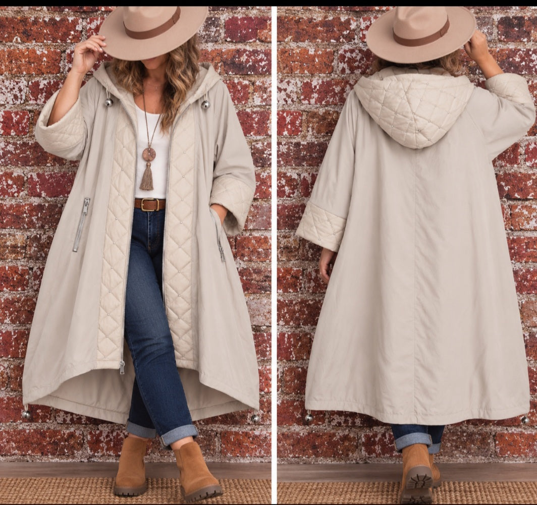 Parka longue oversize – Style bohème chic