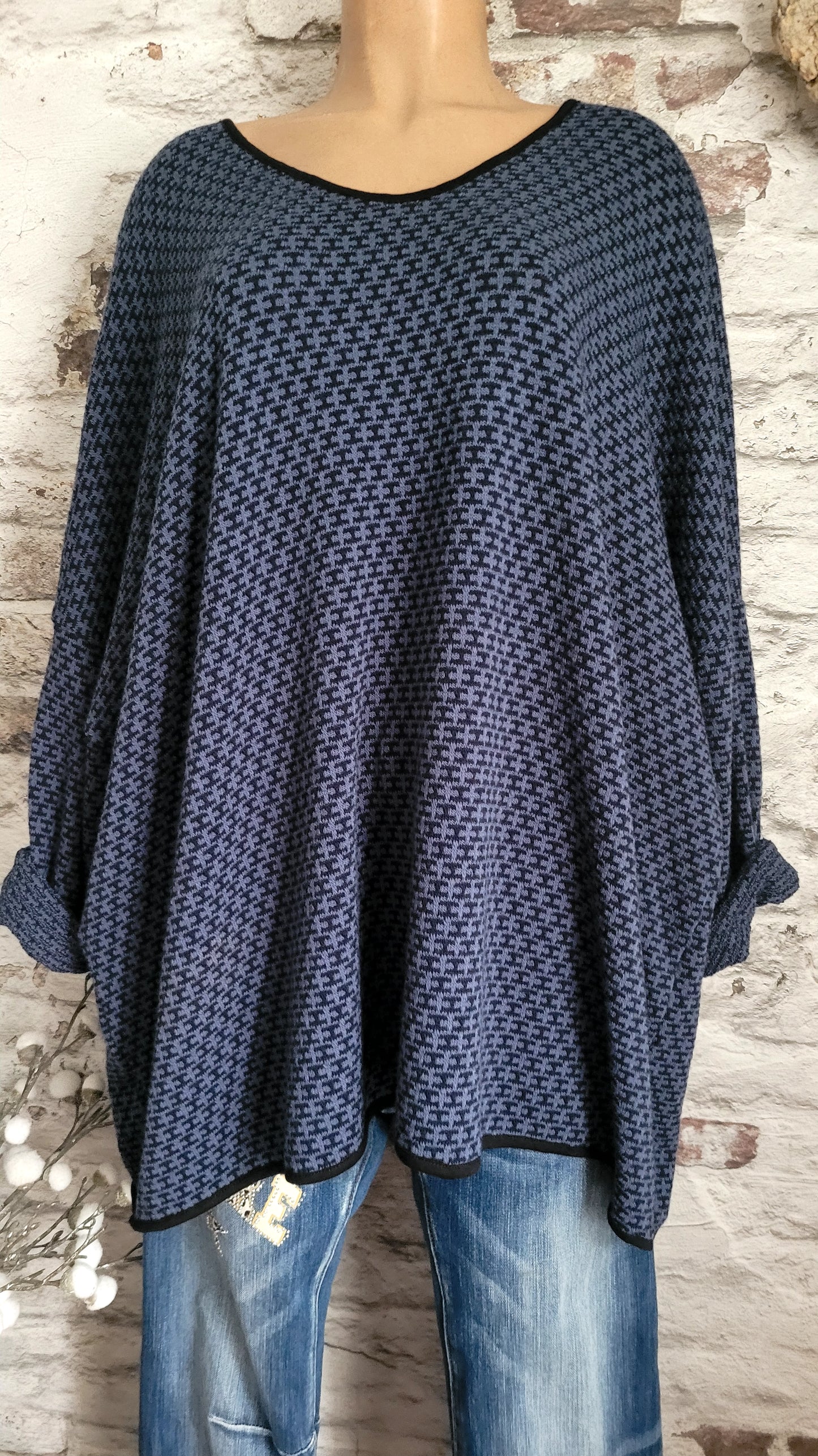 🍒 Pull Tunique Ample et Droite