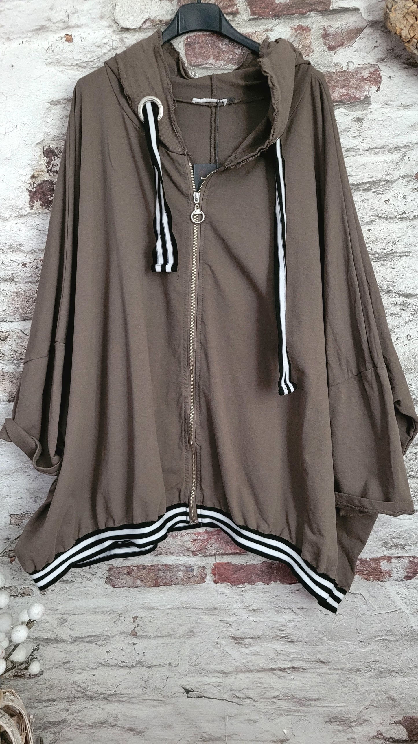 🥀 VESTE SWEAT OVERSIZE