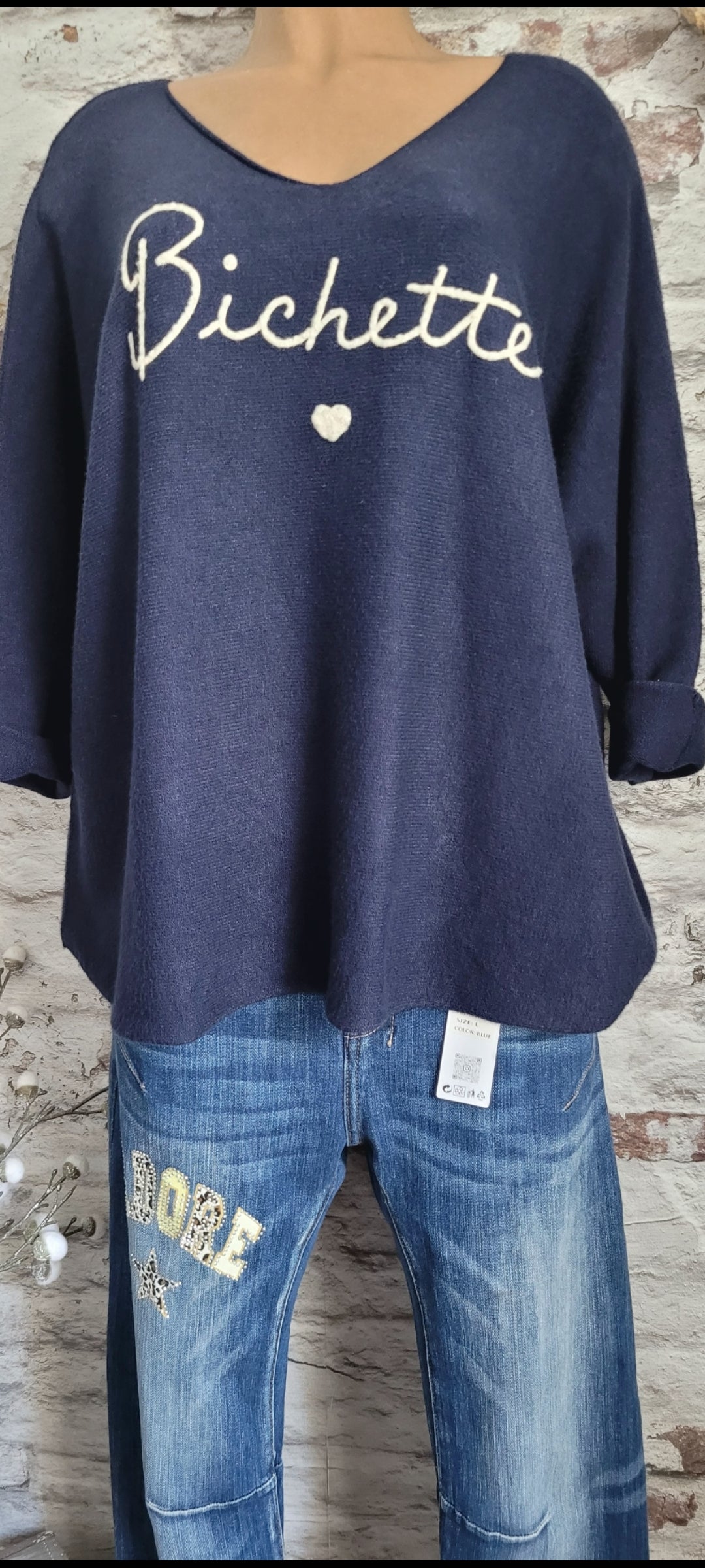 PULL BICHETTE plus pull oversize