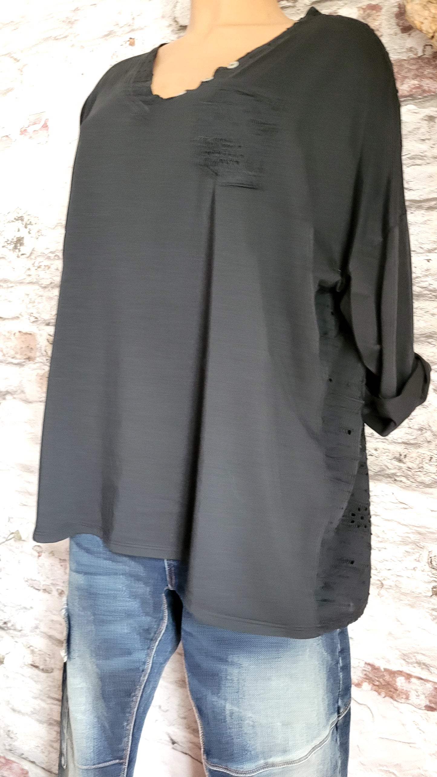 🖤 t-shirt "Broderie Douce"