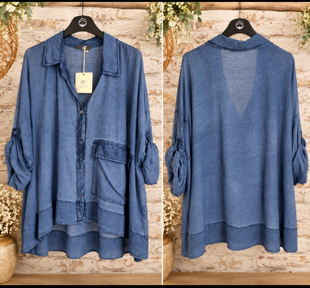 Chemise bohème coton
