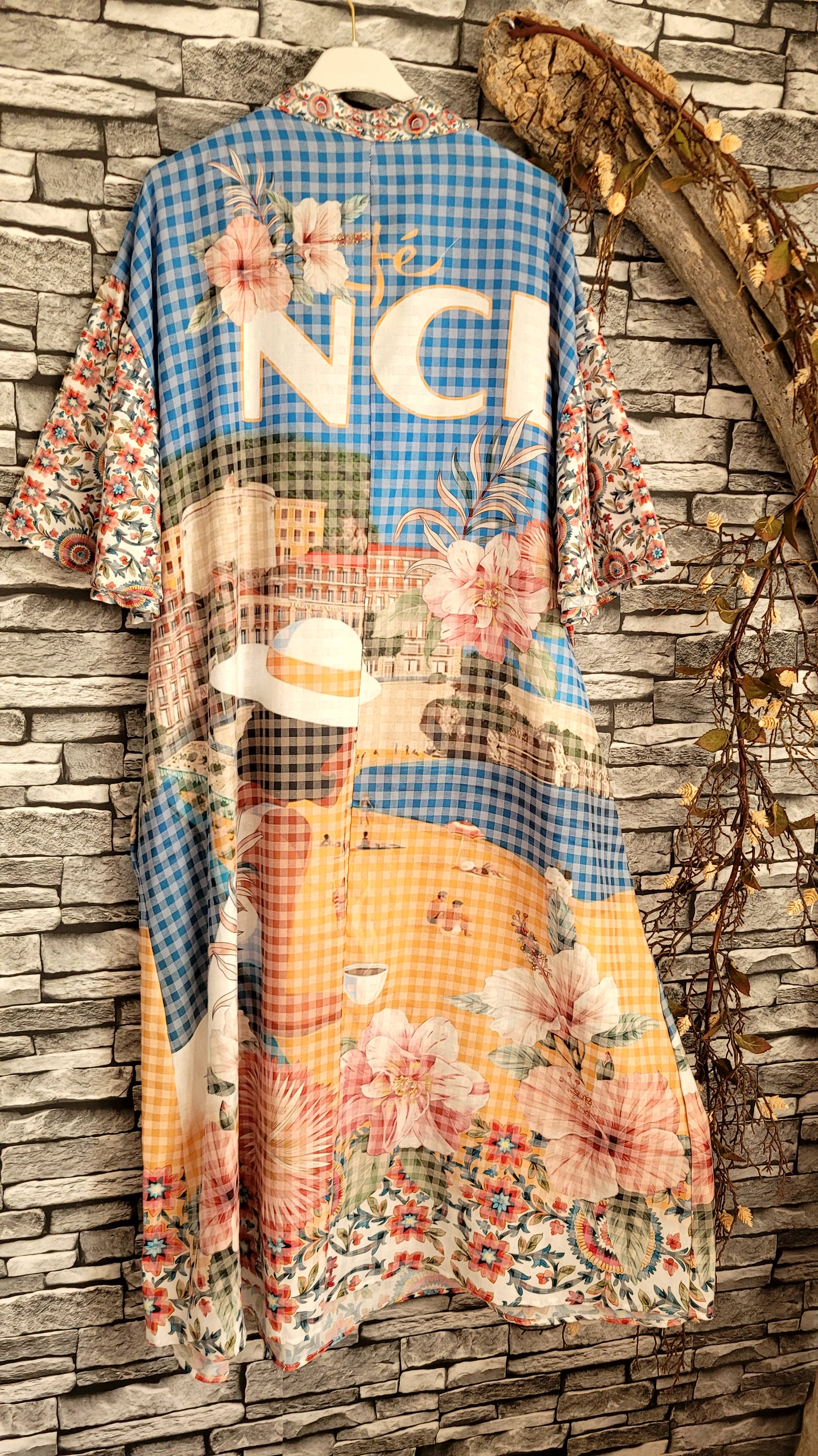 🌸 Robe en coton imprimé – esprit bohème