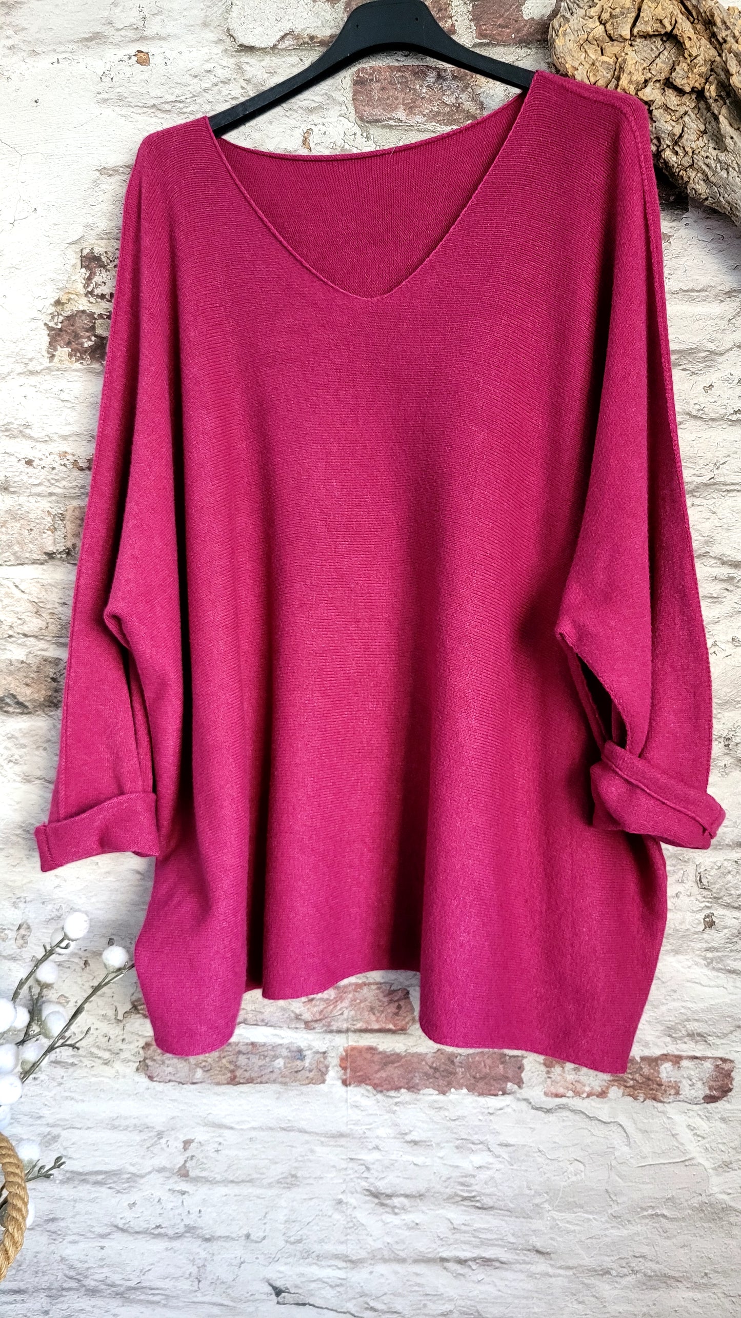 PULL OVERSIZE ROSE