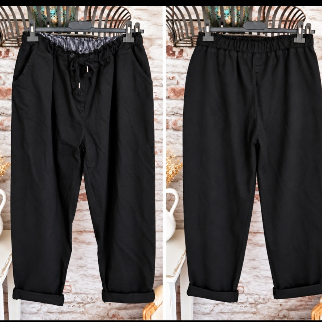 🤎Pantalon coton – Style bohème chic