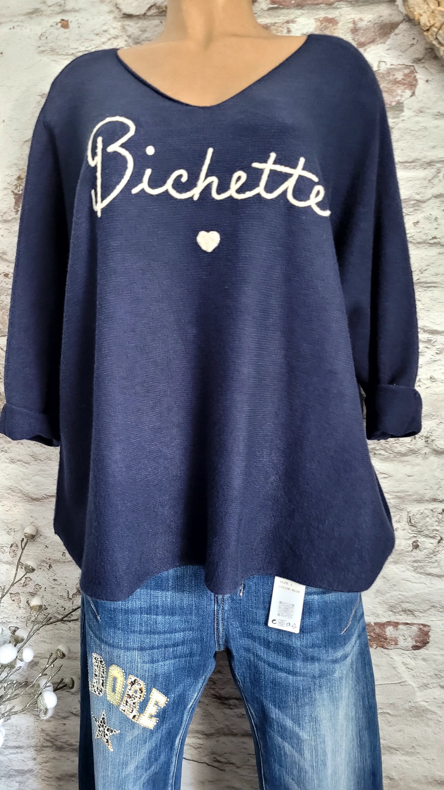 PULL BICHETTE plus pull oversize