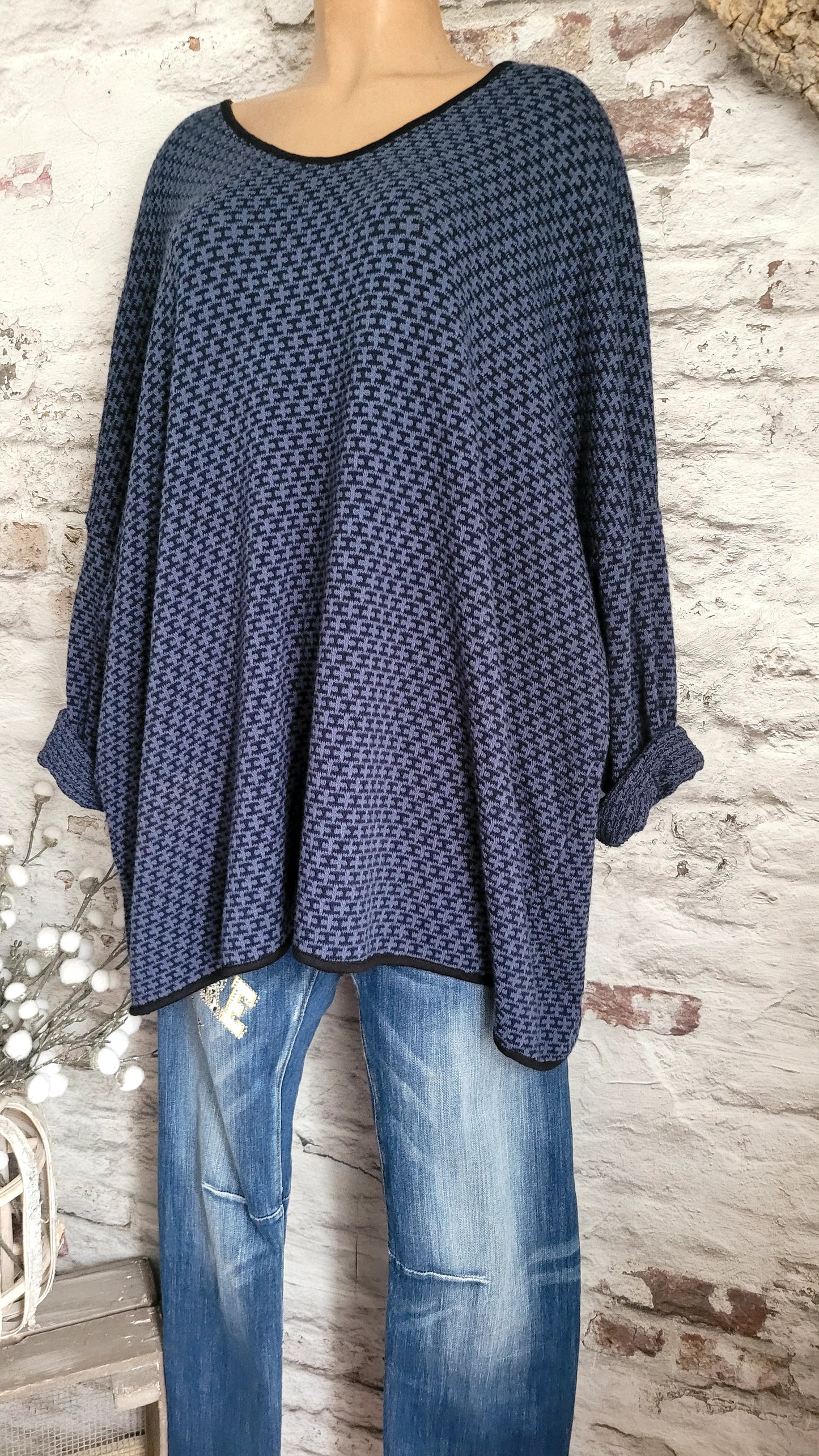 🍒 Pull Tunique Ample et Droite