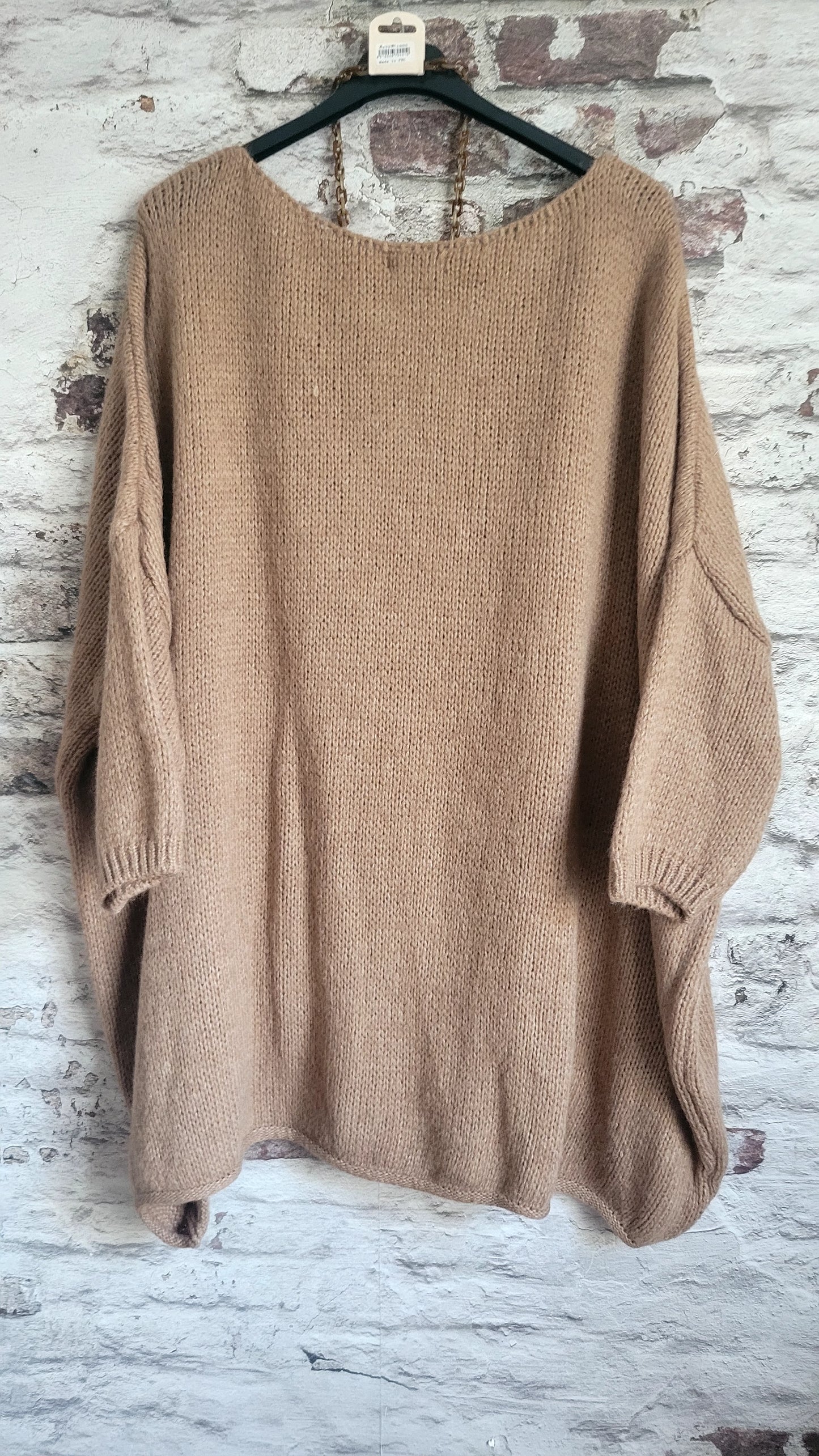 Pull poncho oversize – Style bohème chic
