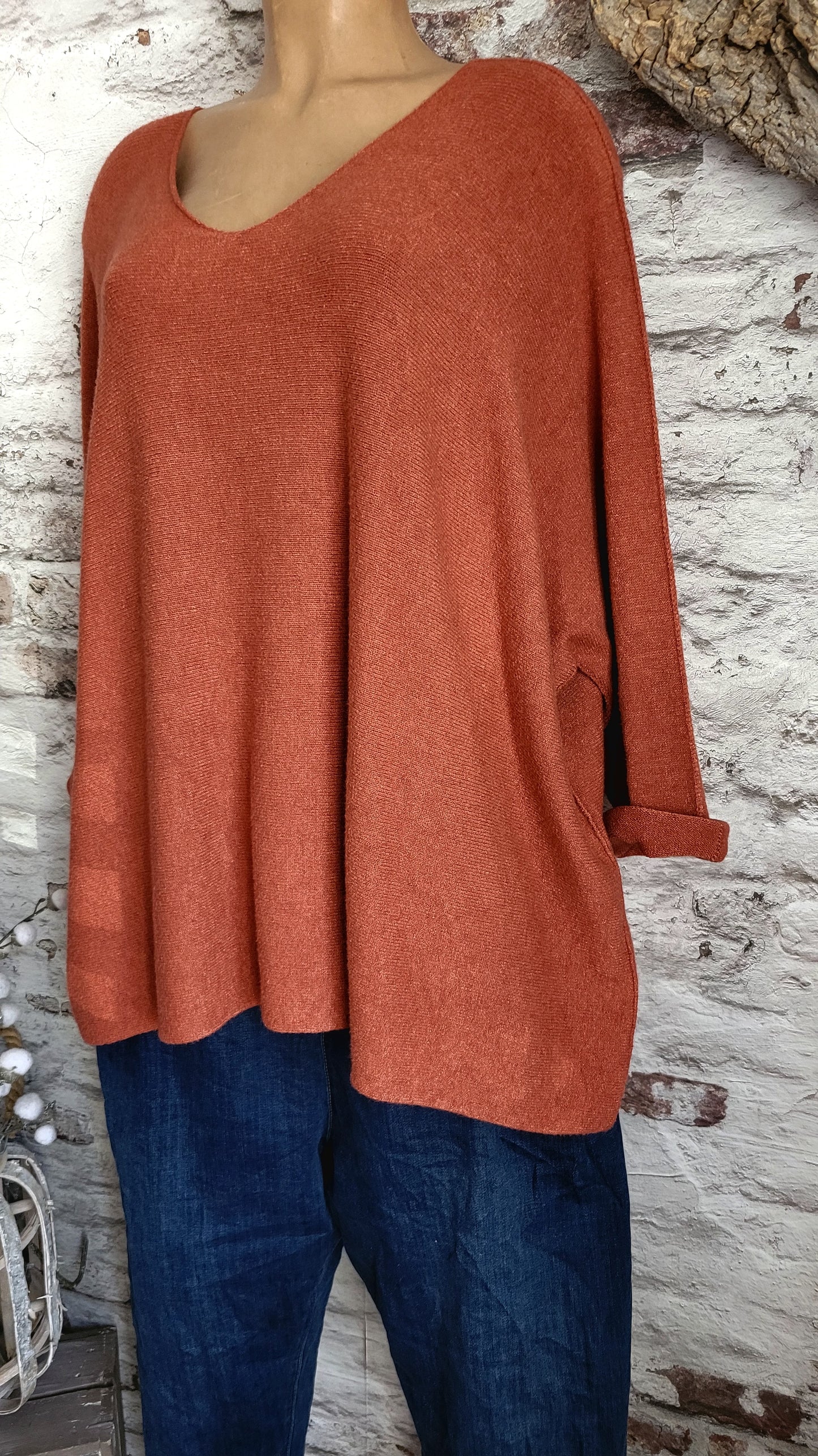 🍒 PULL OVERSIZE TERRACOTTA