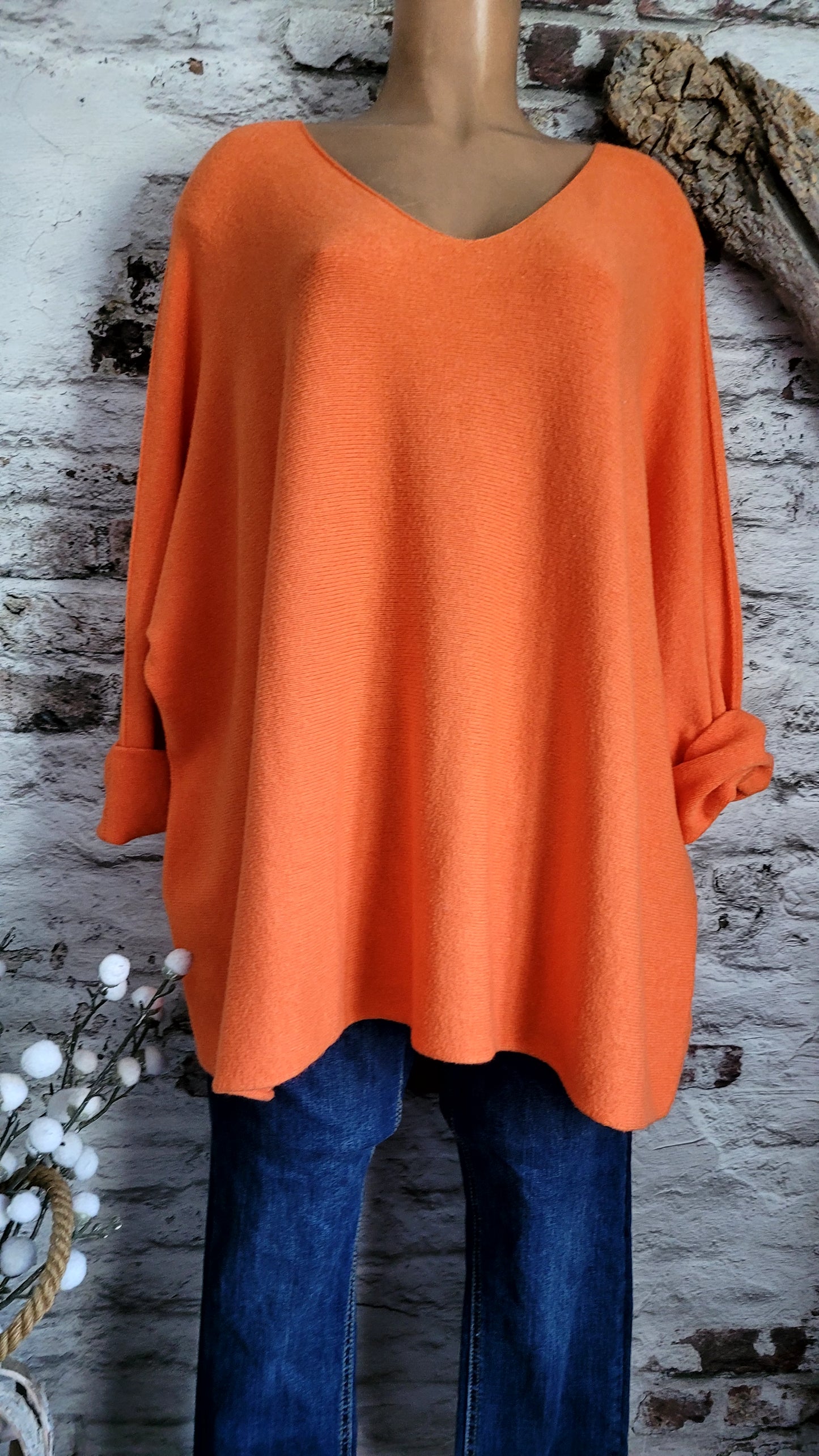 🍒 PULL OVERSIZE ORANGE