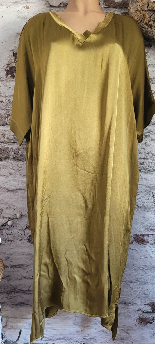 Robe fluide en satin