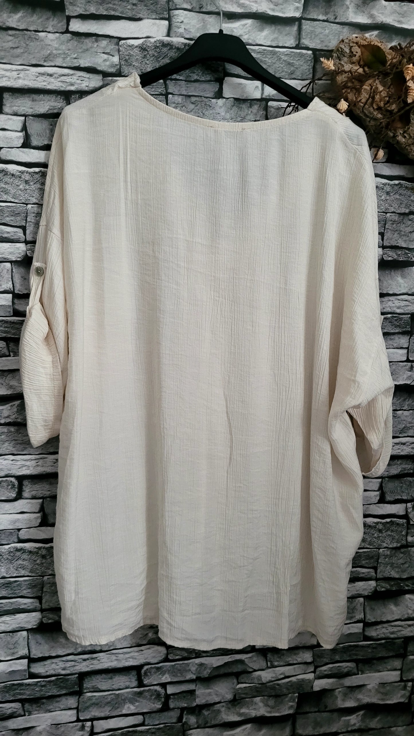 🌺Tunique crème bohème fluide