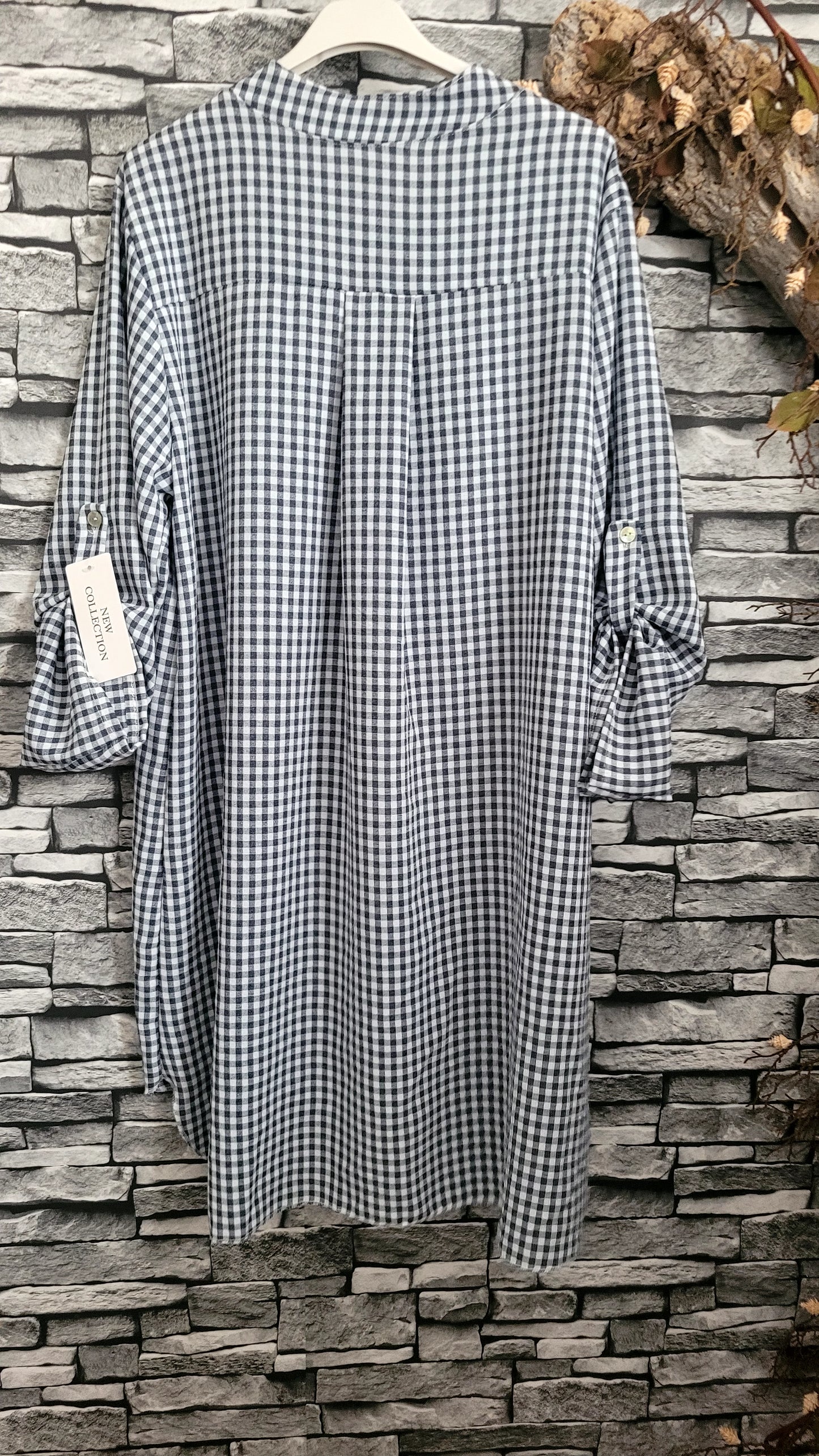 🖤Blouse “Vichy Élégance”