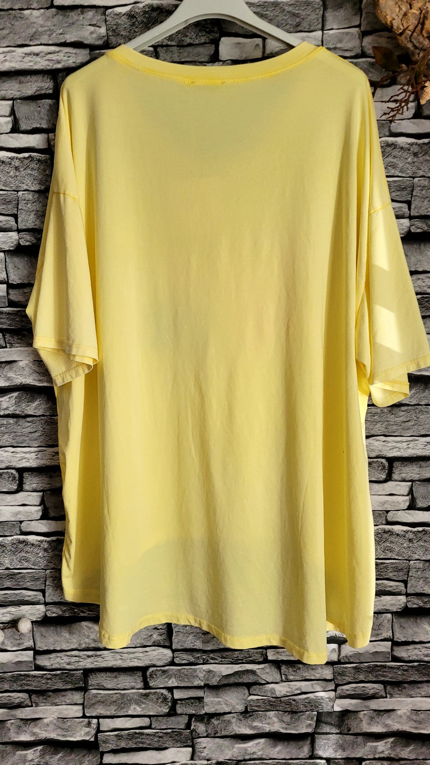 💋T-shirt "Soleil Club" – Jaune