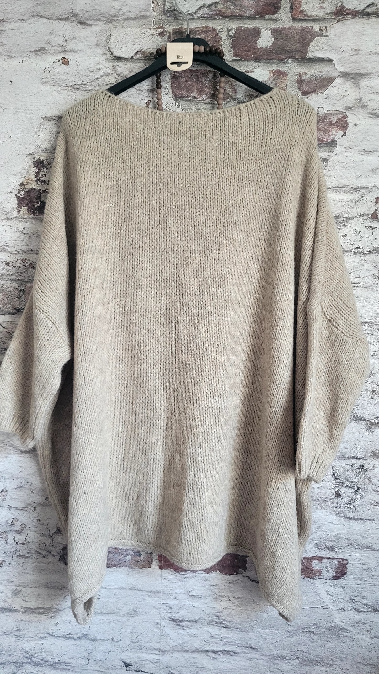 Pull poncho oversize – Style bohème chic