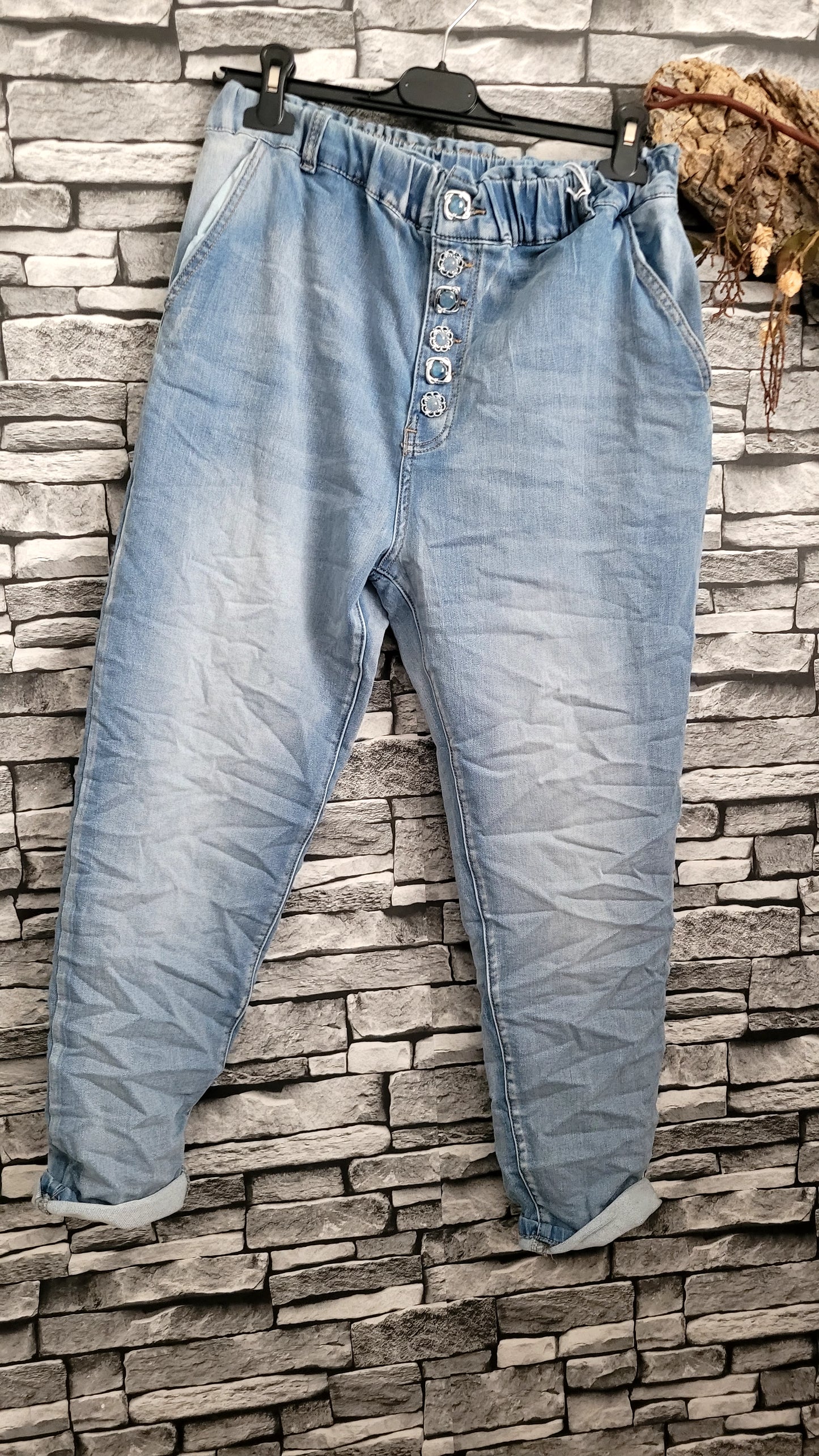 🌺Jean denim coupe confortable