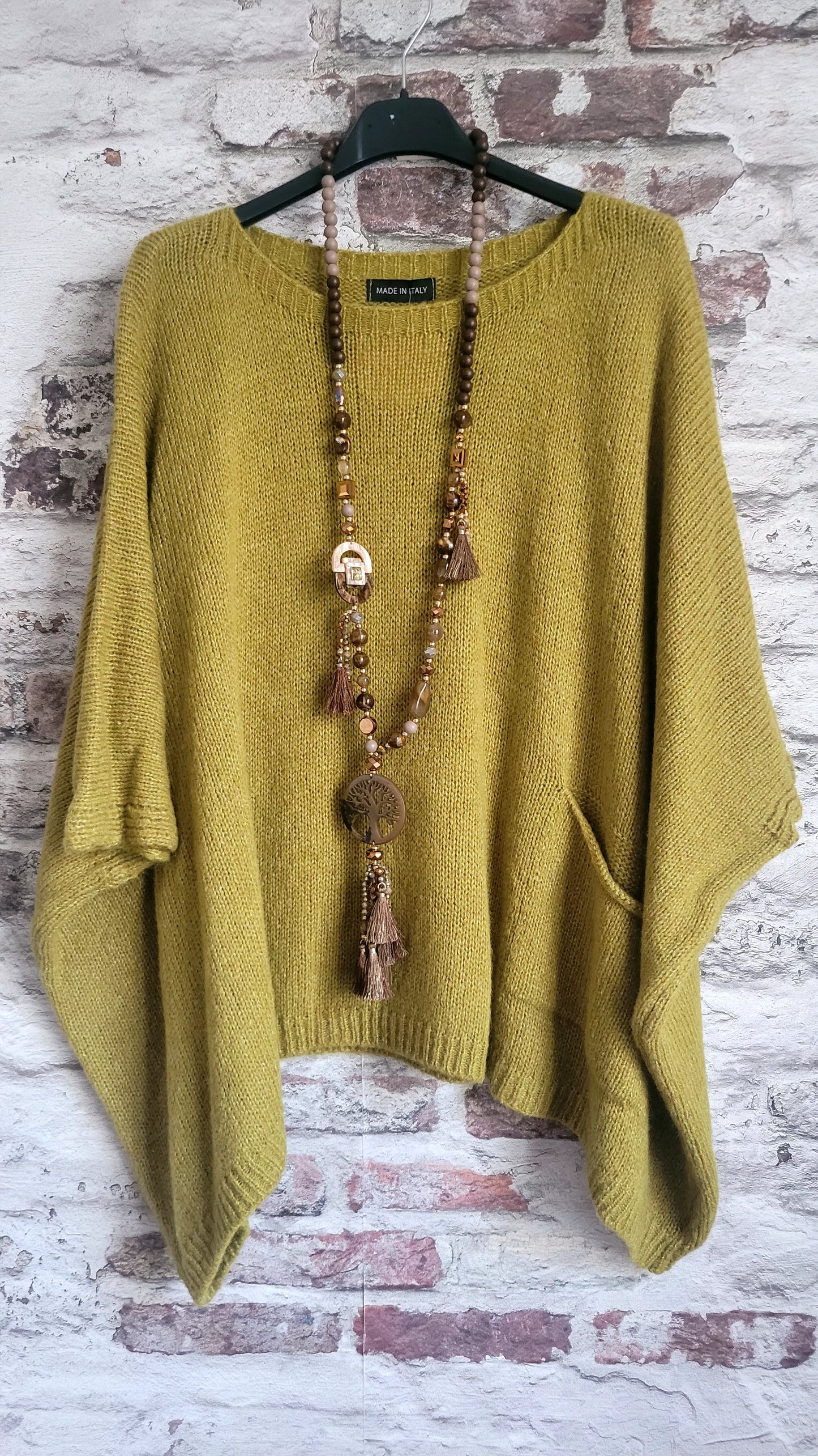 pull léger ample de style Pancho,