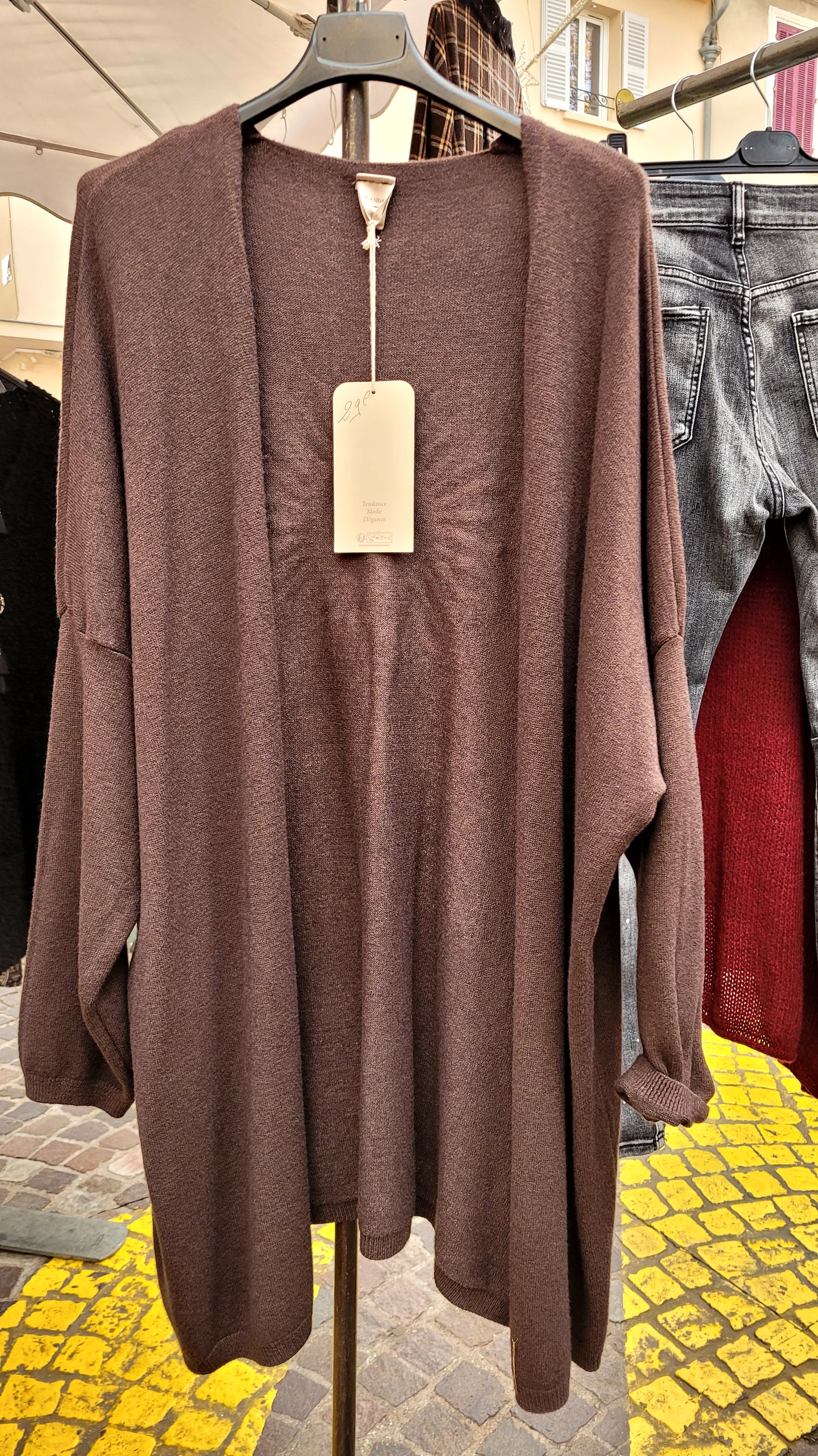 Cardigan marron
