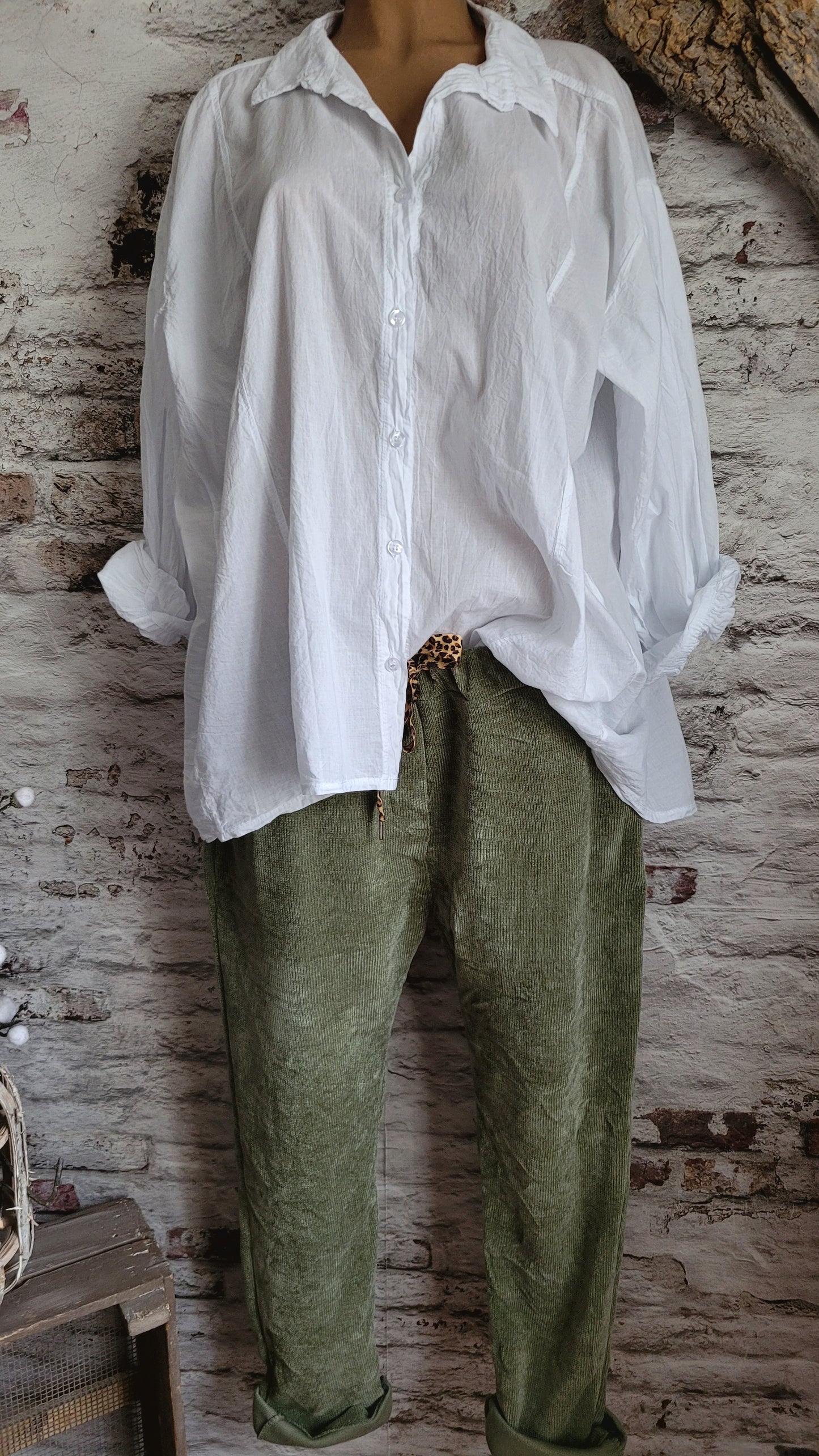 ⚜️ PANTALON VELOURS CÔTELÉ