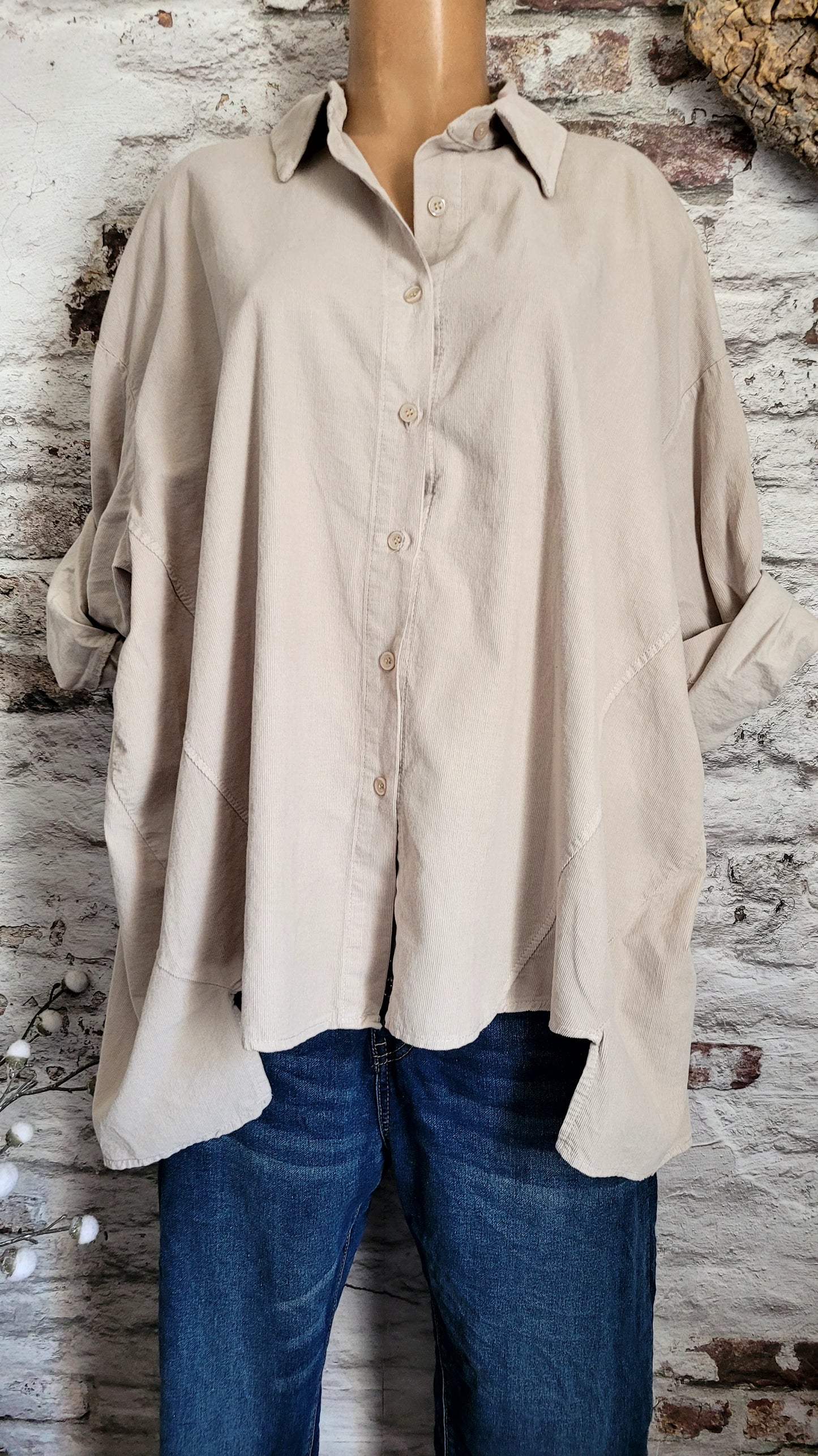 🌺 CHEMISE OVERSIZE