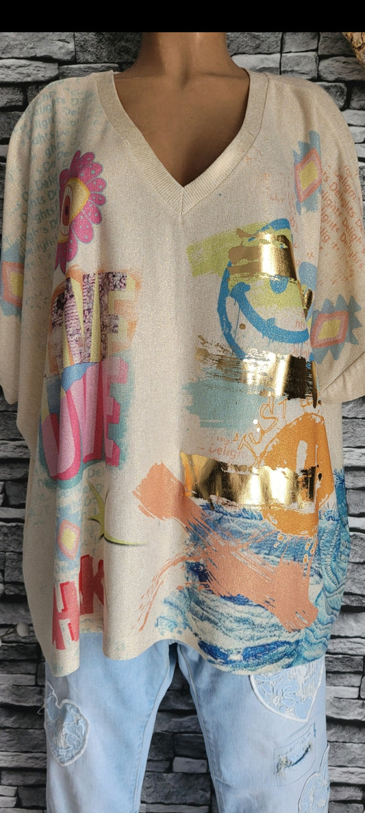 🌺 Top Lurex Été – Éclat & Légèreté