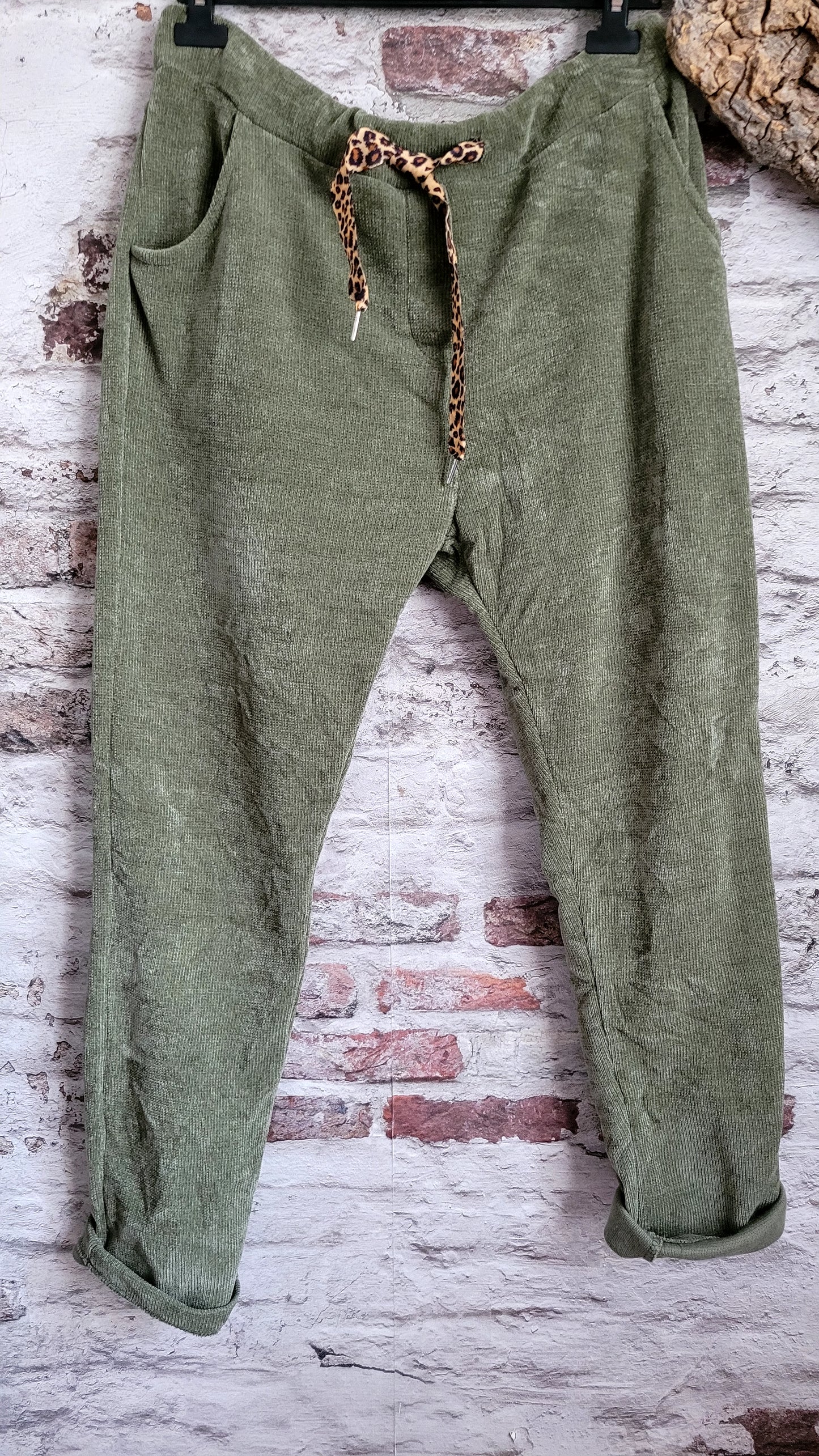 ⚜️ PANTALON VELOURS CÔTELÉ